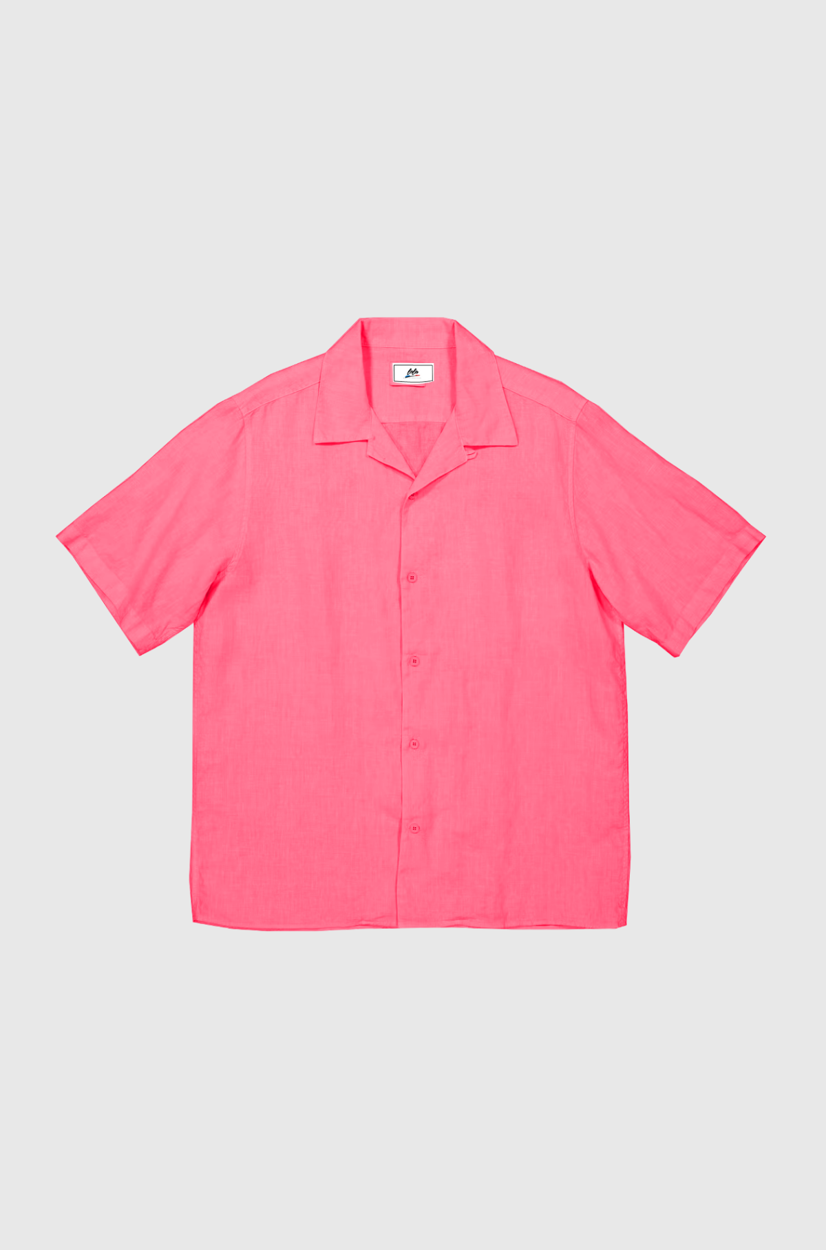 Lola - Linen Shirt Campari Red
