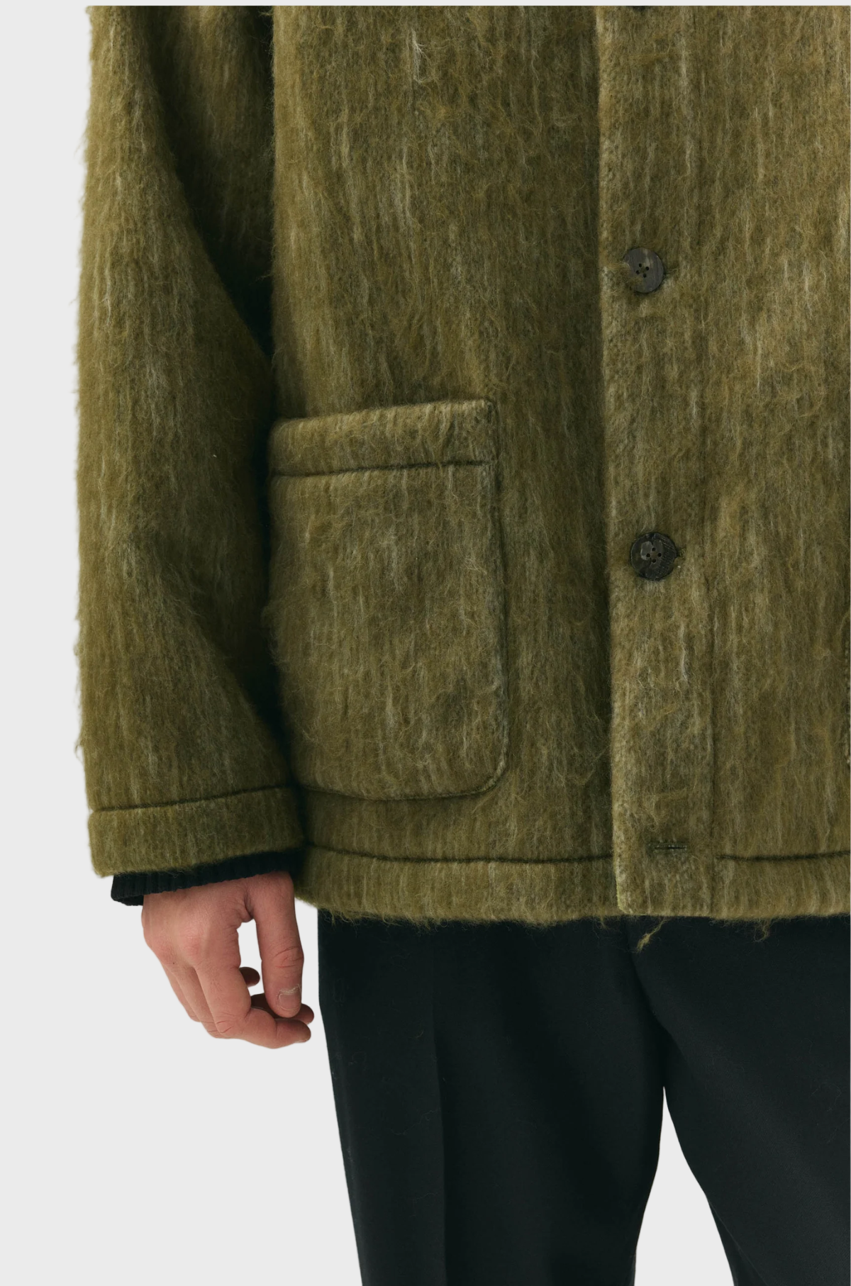 Welter Shelter - Cardi Bonded Shaggy Wool Green