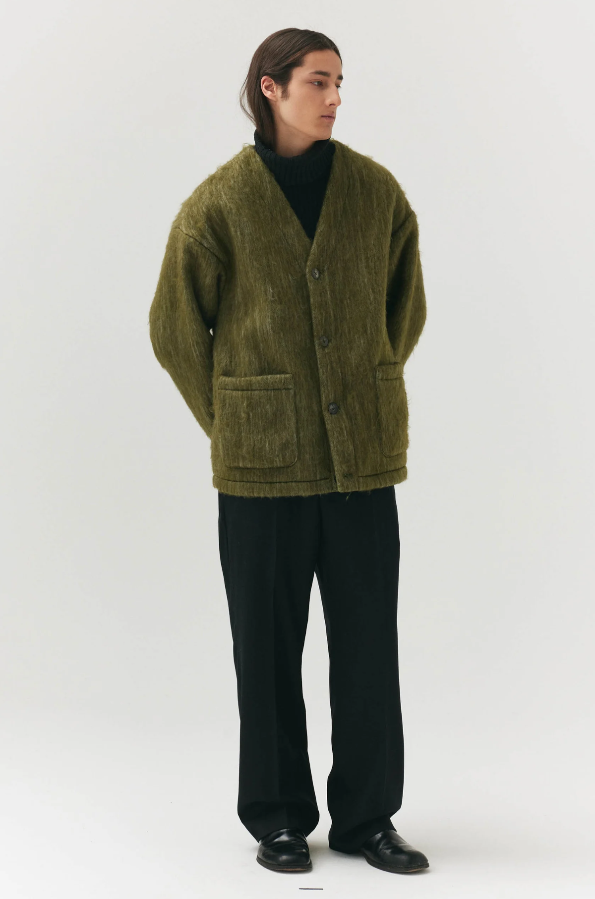 Welter Shelter - Cardi Bonded Shaggy Wool Green
