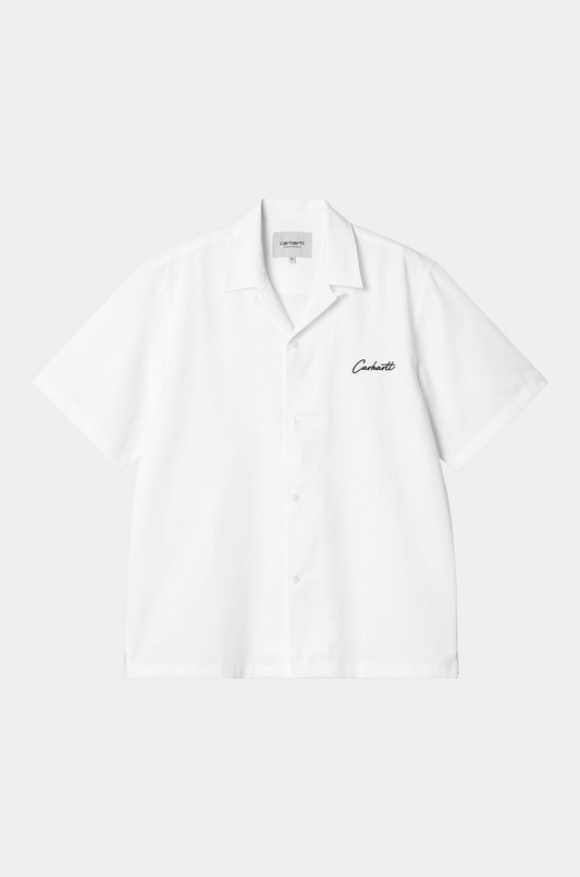Carhartt - S/S Delray Shirt White Black