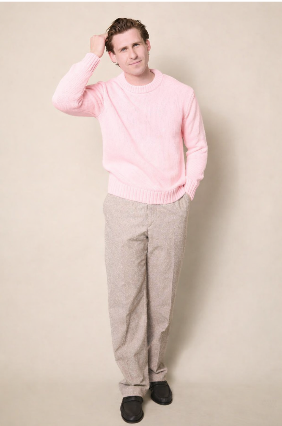 Lola - Knit Sweater Rose Basic