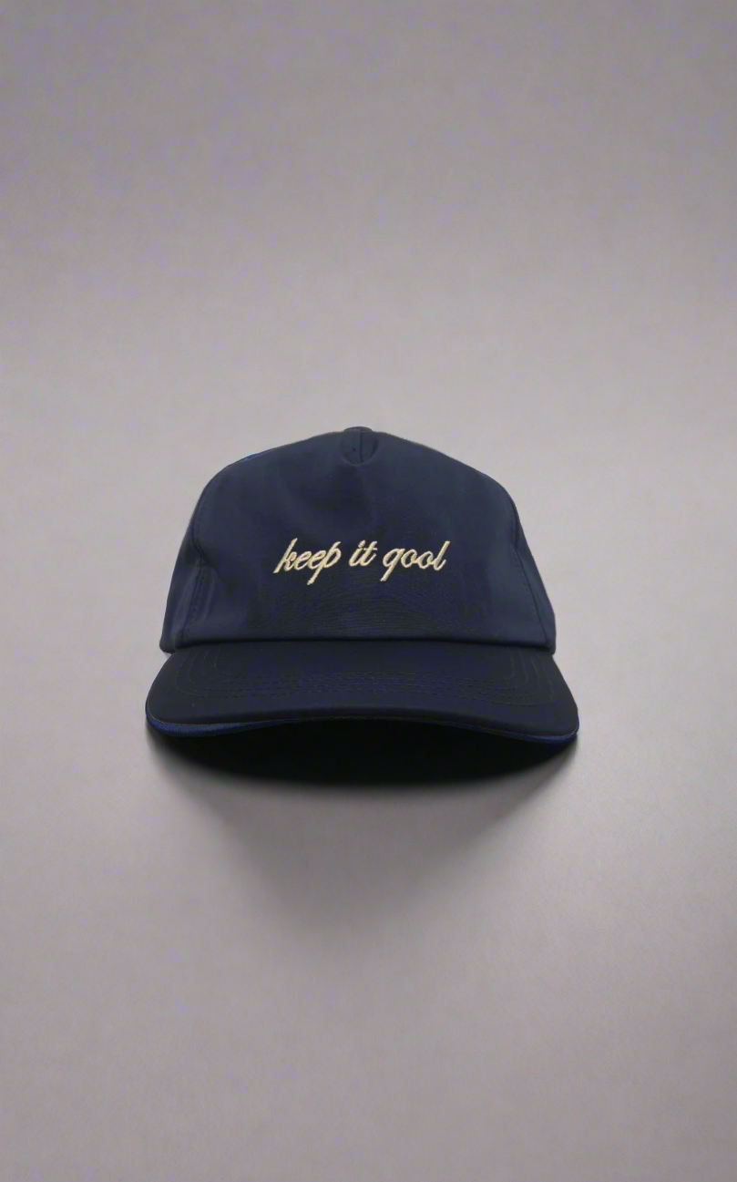 The Qool Snap Back Cap - Keep it Qool Navy