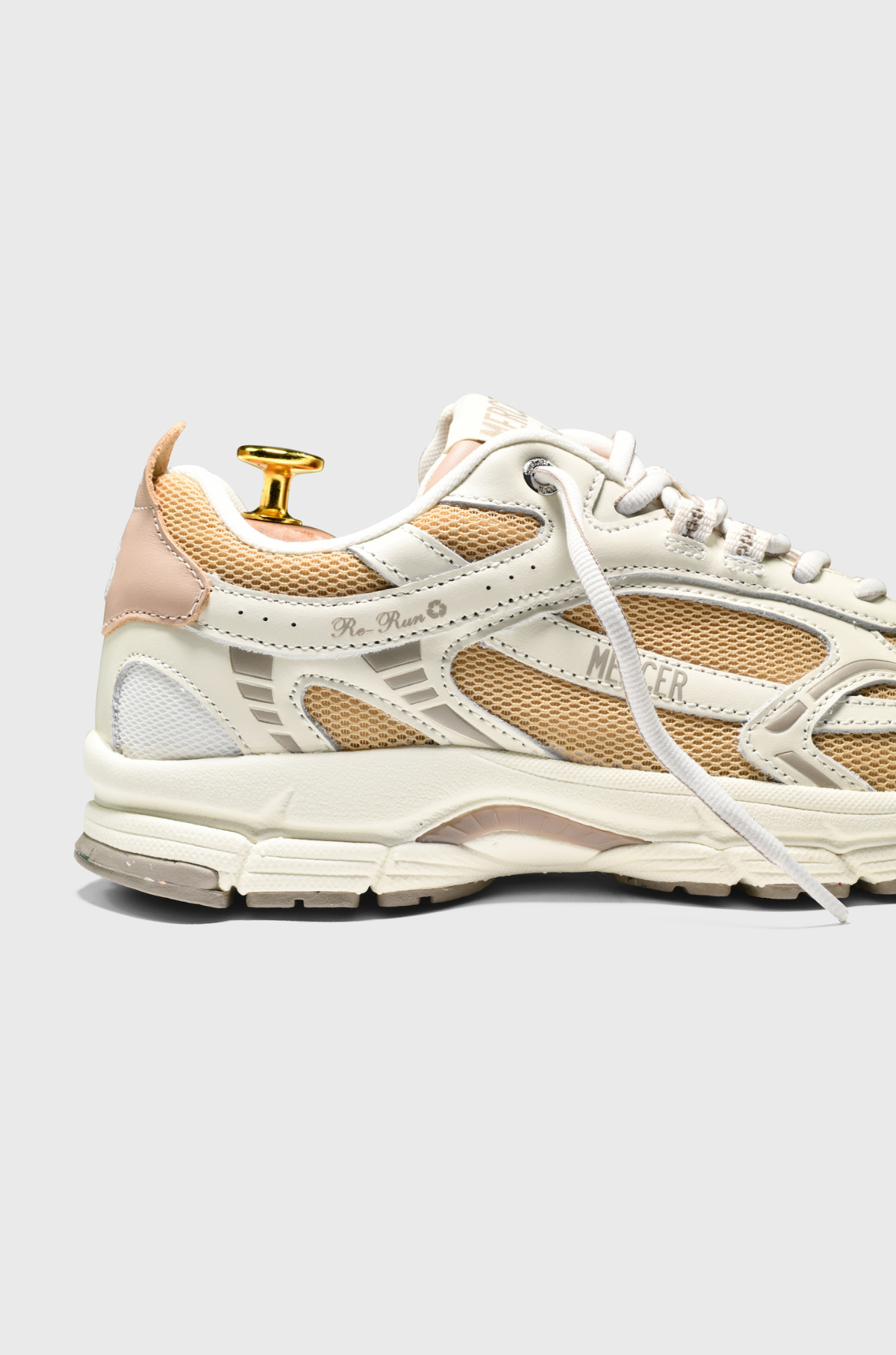 Mercer - The Re-Run Nappa White/Gold