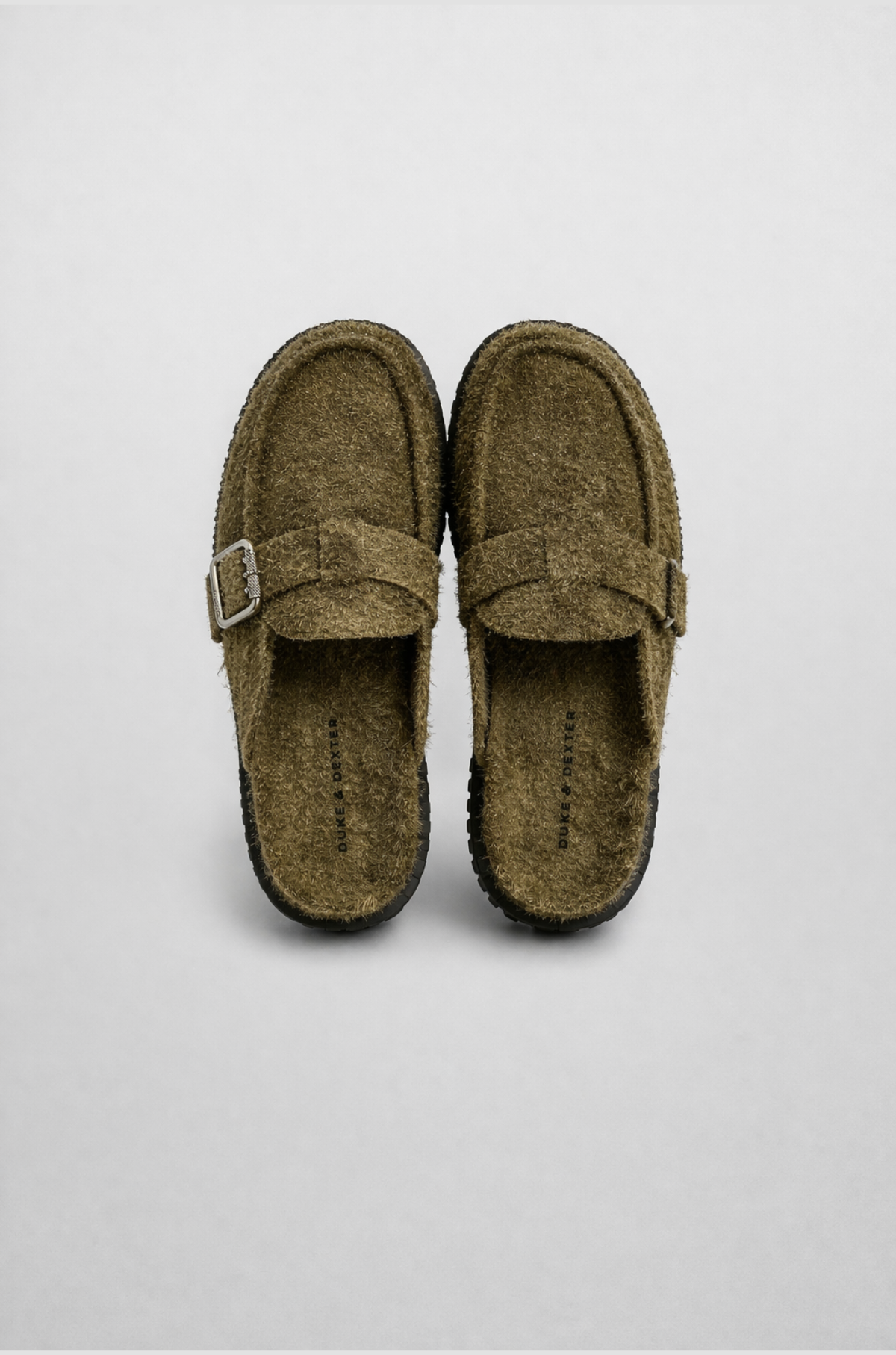 Duke & Dexter - Winston Khaki Suede Mule