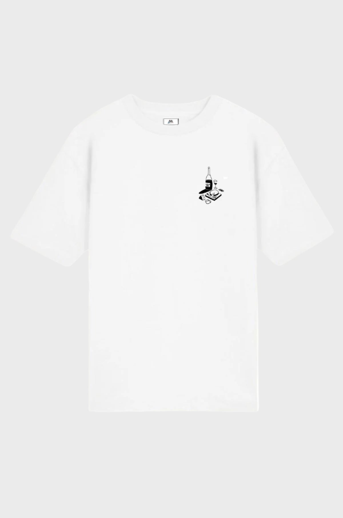 Lola -Made in France Tee French Cuisine White