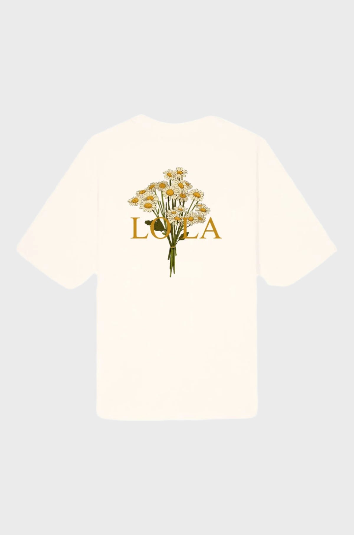 Lola -Made in France Tee Flowers Vanilla