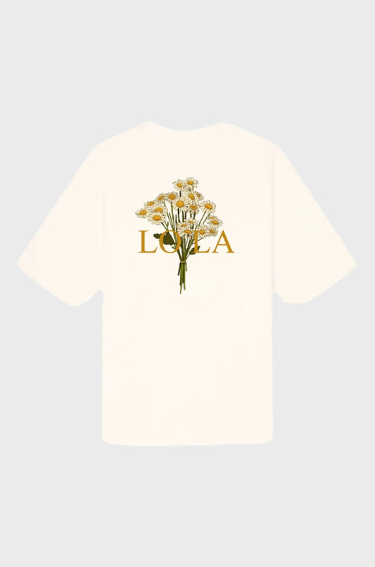 Lola -Made in France Tee Flowers Vanilla