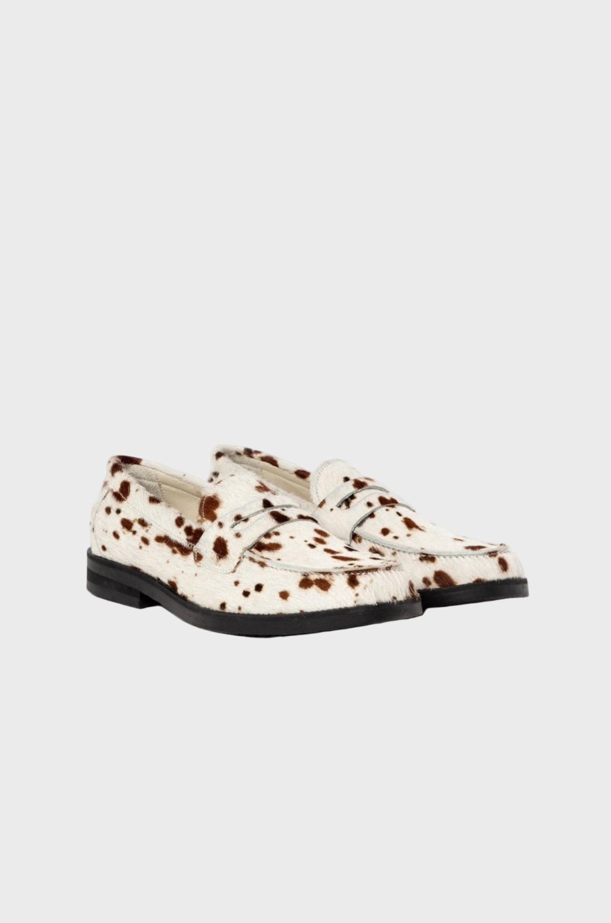 Duke & Dexter - Wilde Brown Cow Penny Loafer