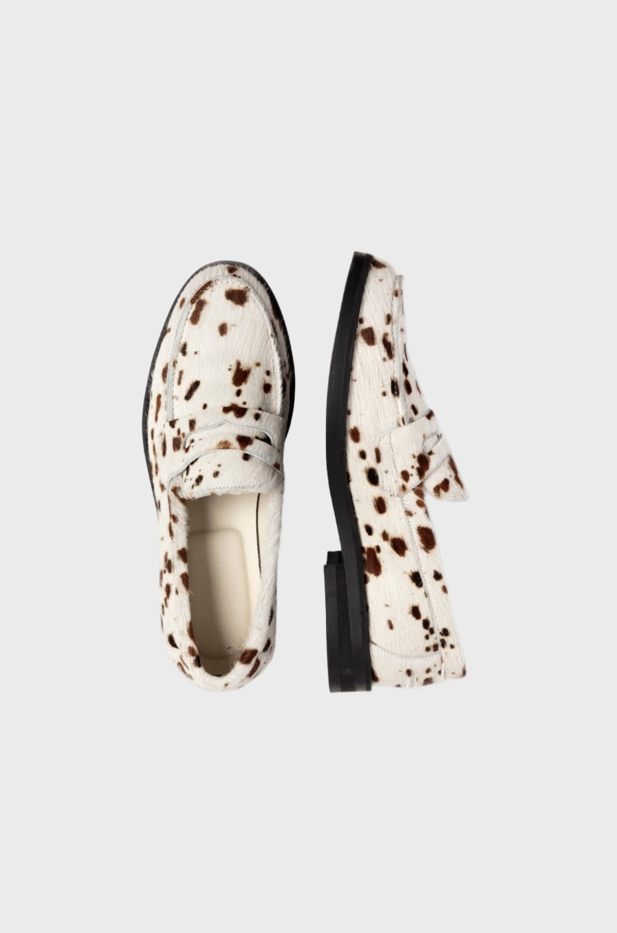 Duke & Dexter - Wilde Brown Cow Penny Loafer