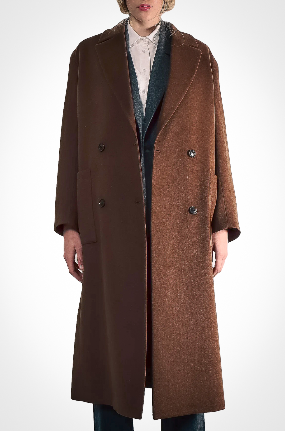 Amendi - Ruth Wool Coat - Brown