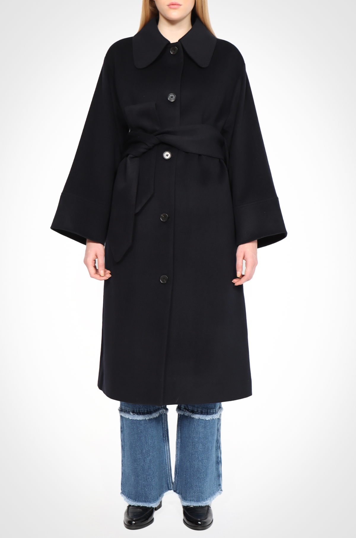 Amendi - Victoria Wool Coat - Serious Blue