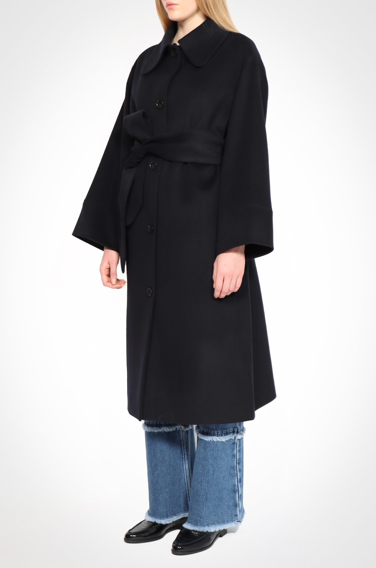 Amendi - Victoria Wool Coat - Serious Blue