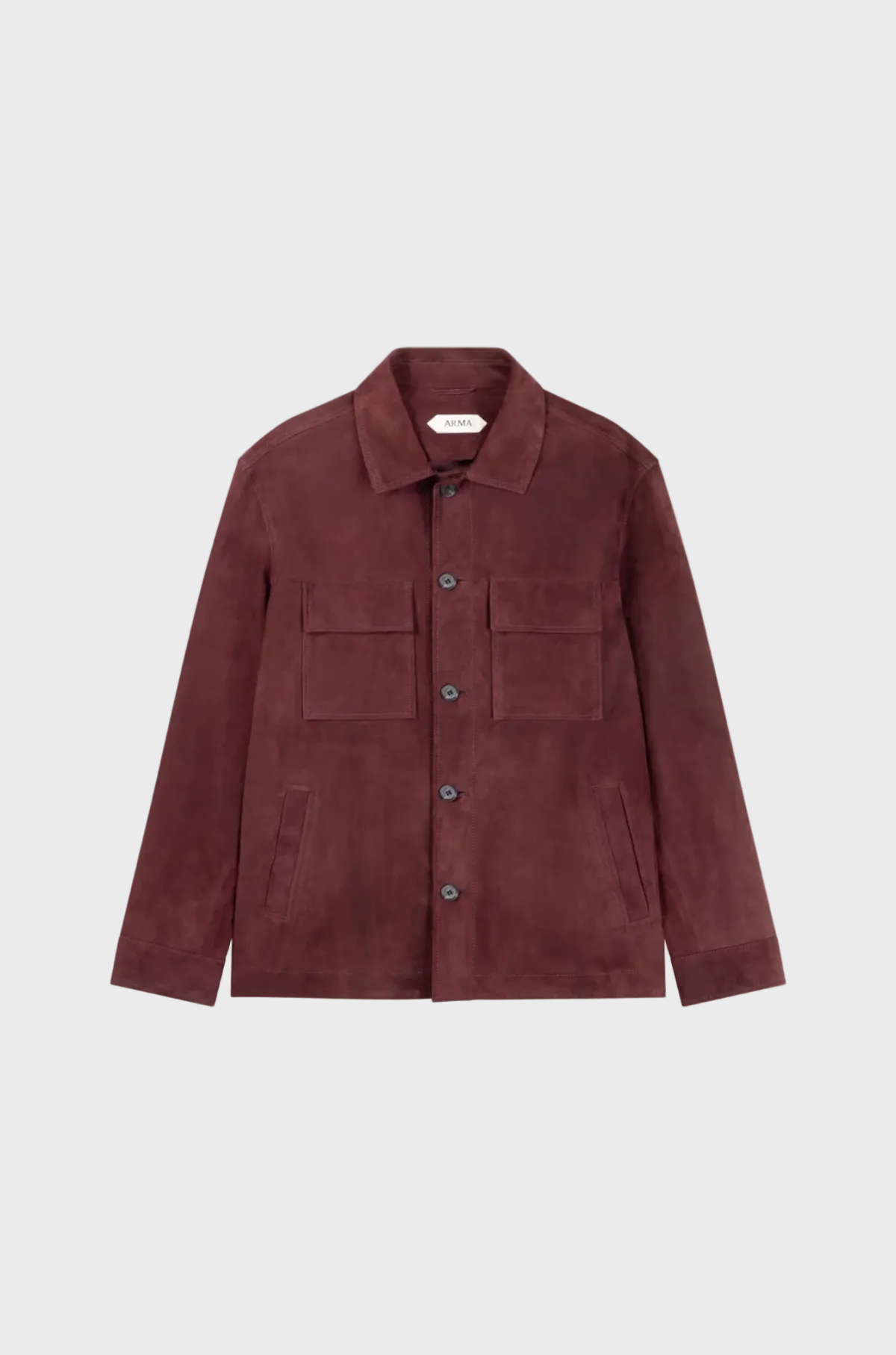 Arma - Mex Lamb Suede Jacket Shiraz