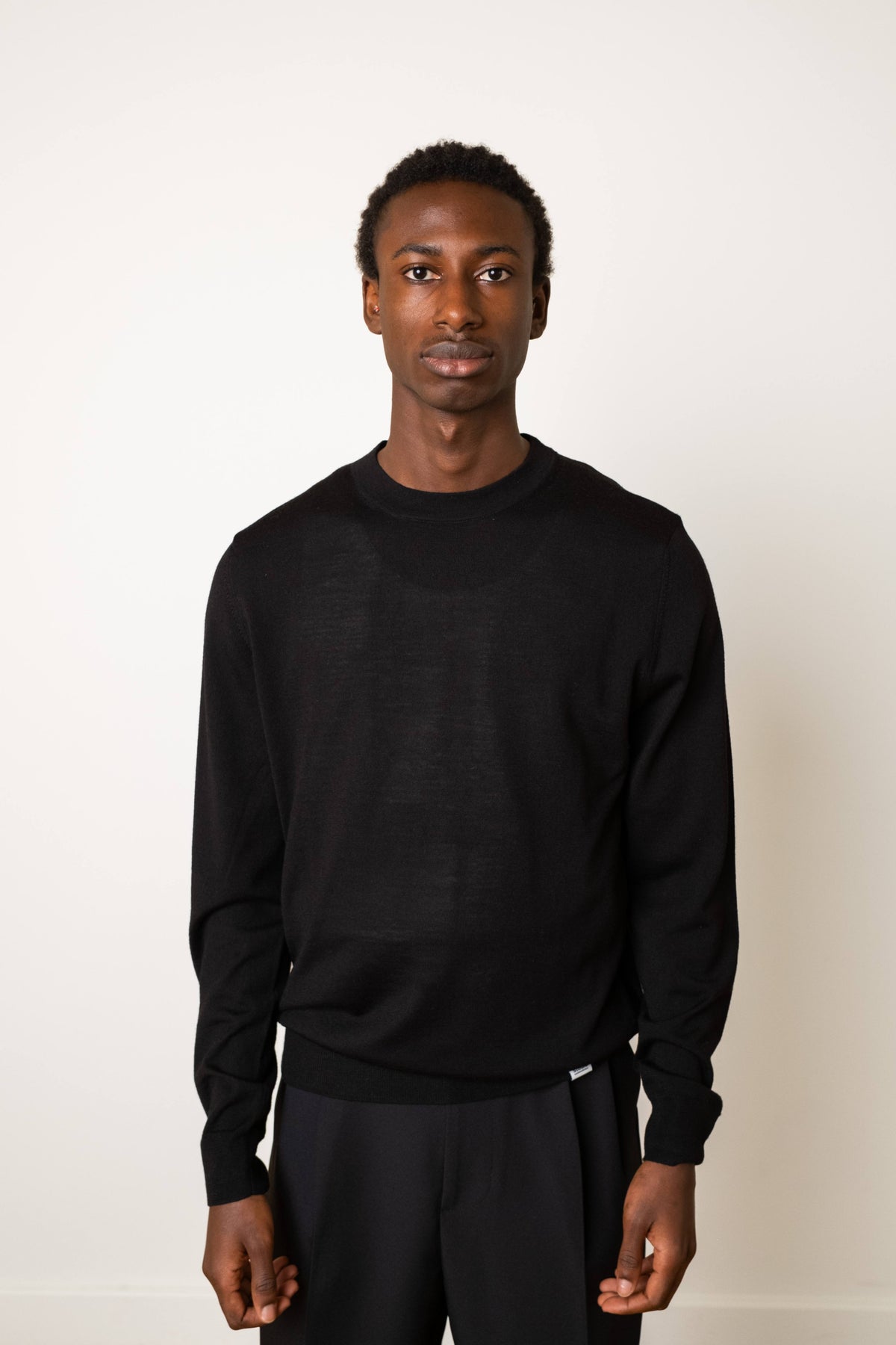 Studio Seidensticker - Black Silk Wool Sweater