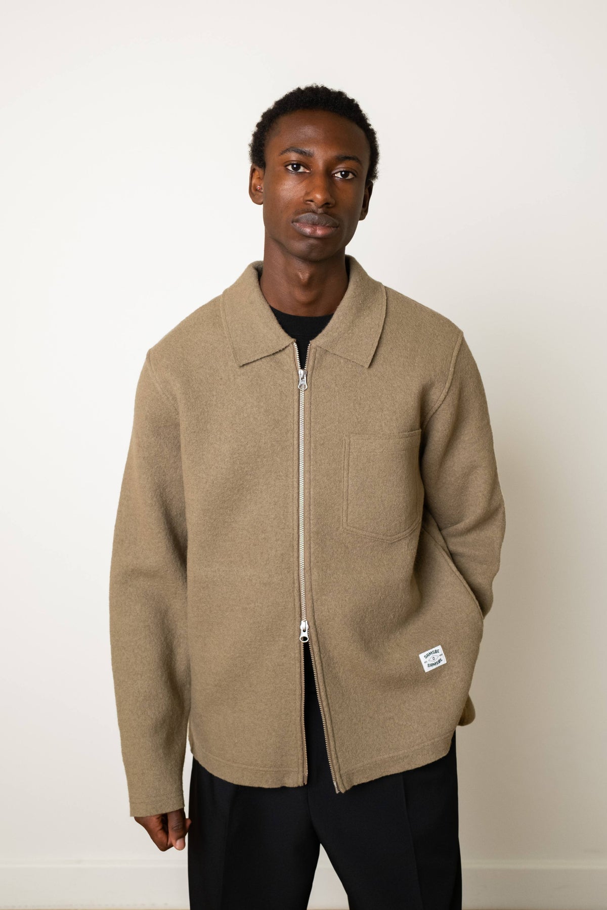 Samsoe Samsoe - Hannes Full Zip Jacket Mustard