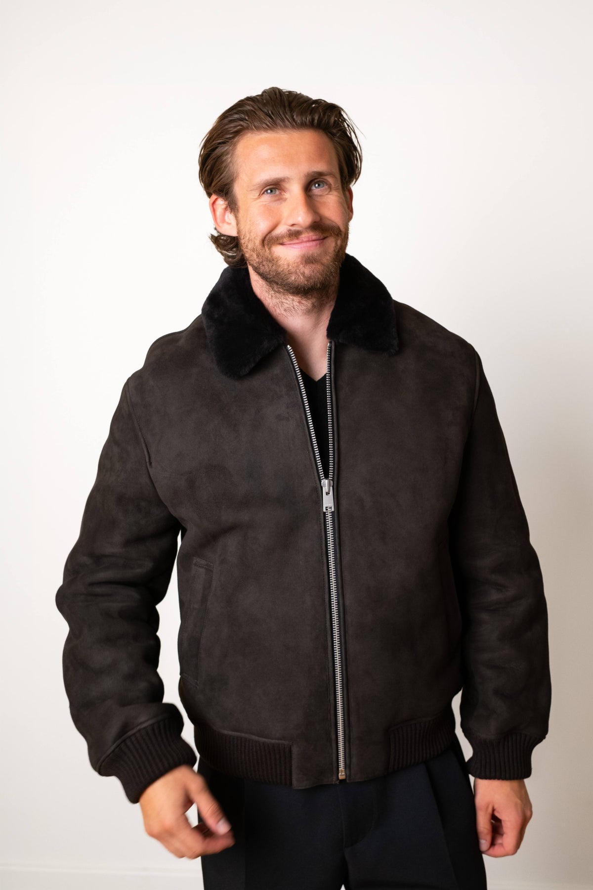 Arma - Ugo Lamb Shearling Jacket Iron
