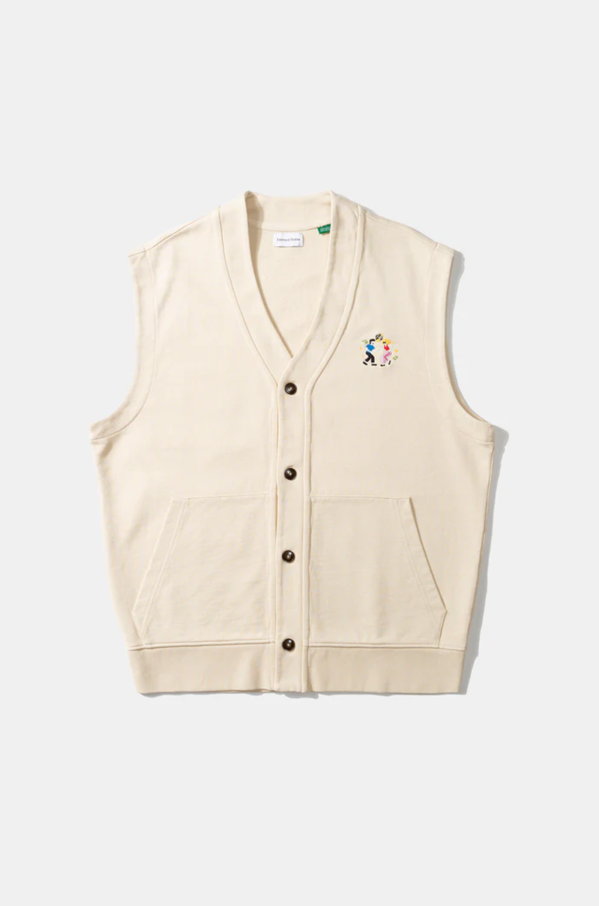 Edmmond Studios - Beige Dancing Vest Sweater