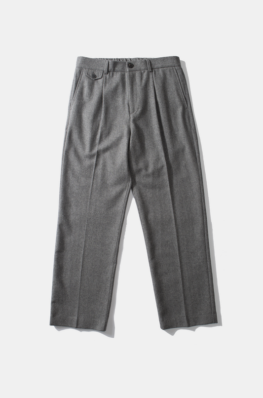 Edmmond Studios - Jack Pant Plain Grey Melange