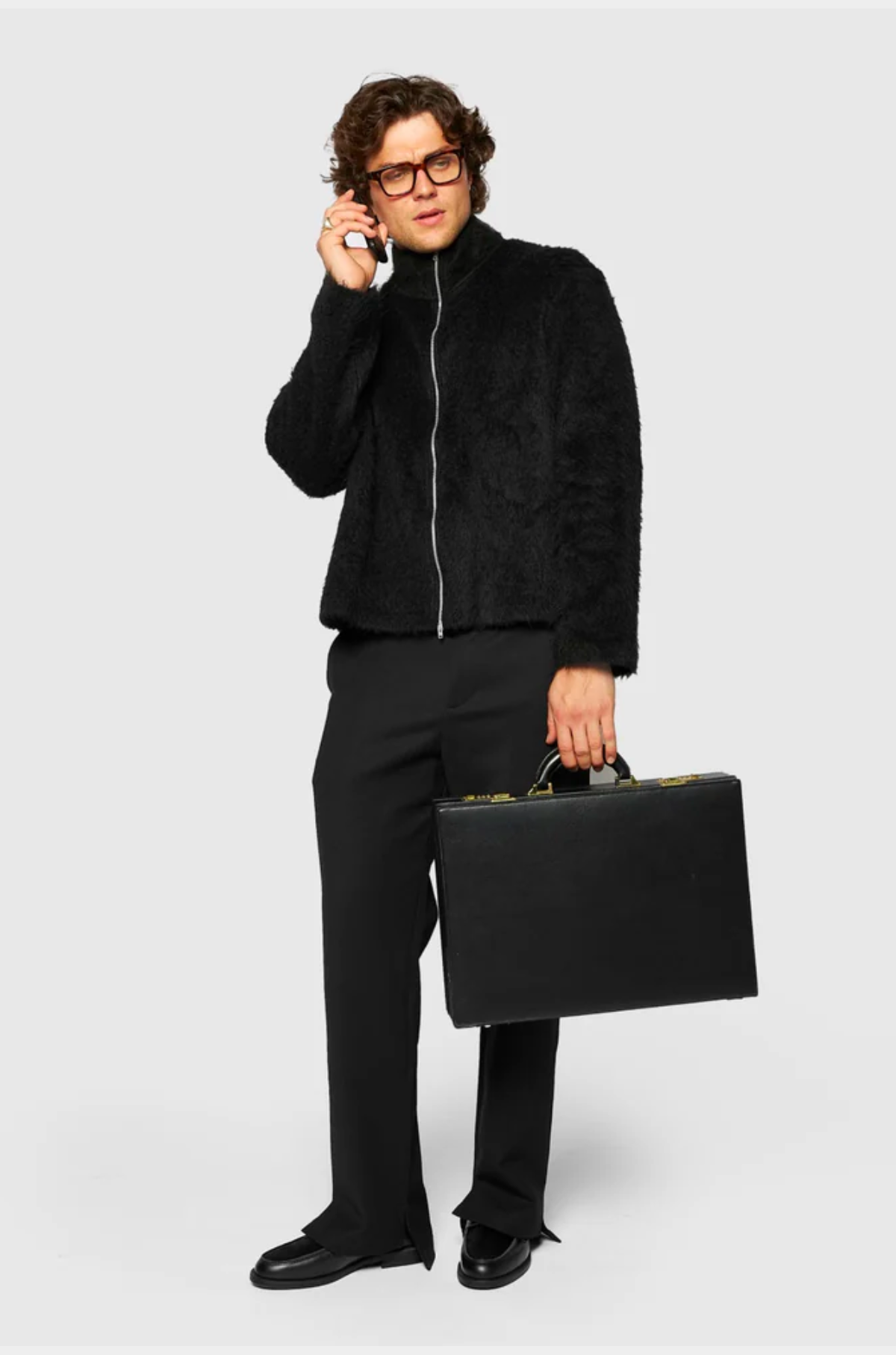 Duke and Dexter - Wilde Black Pony Penny Loafer