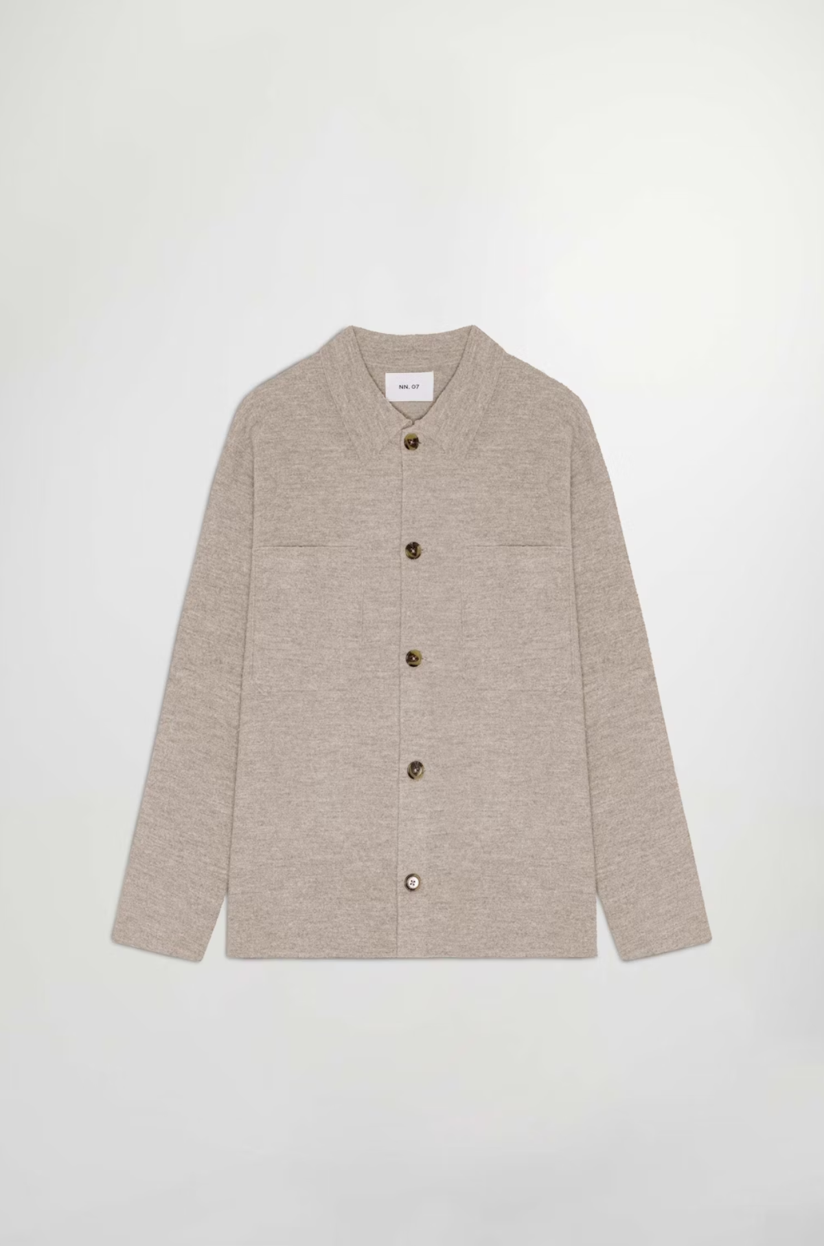 NN.07 - Jonas 6398 Overshirt Khaki Beige