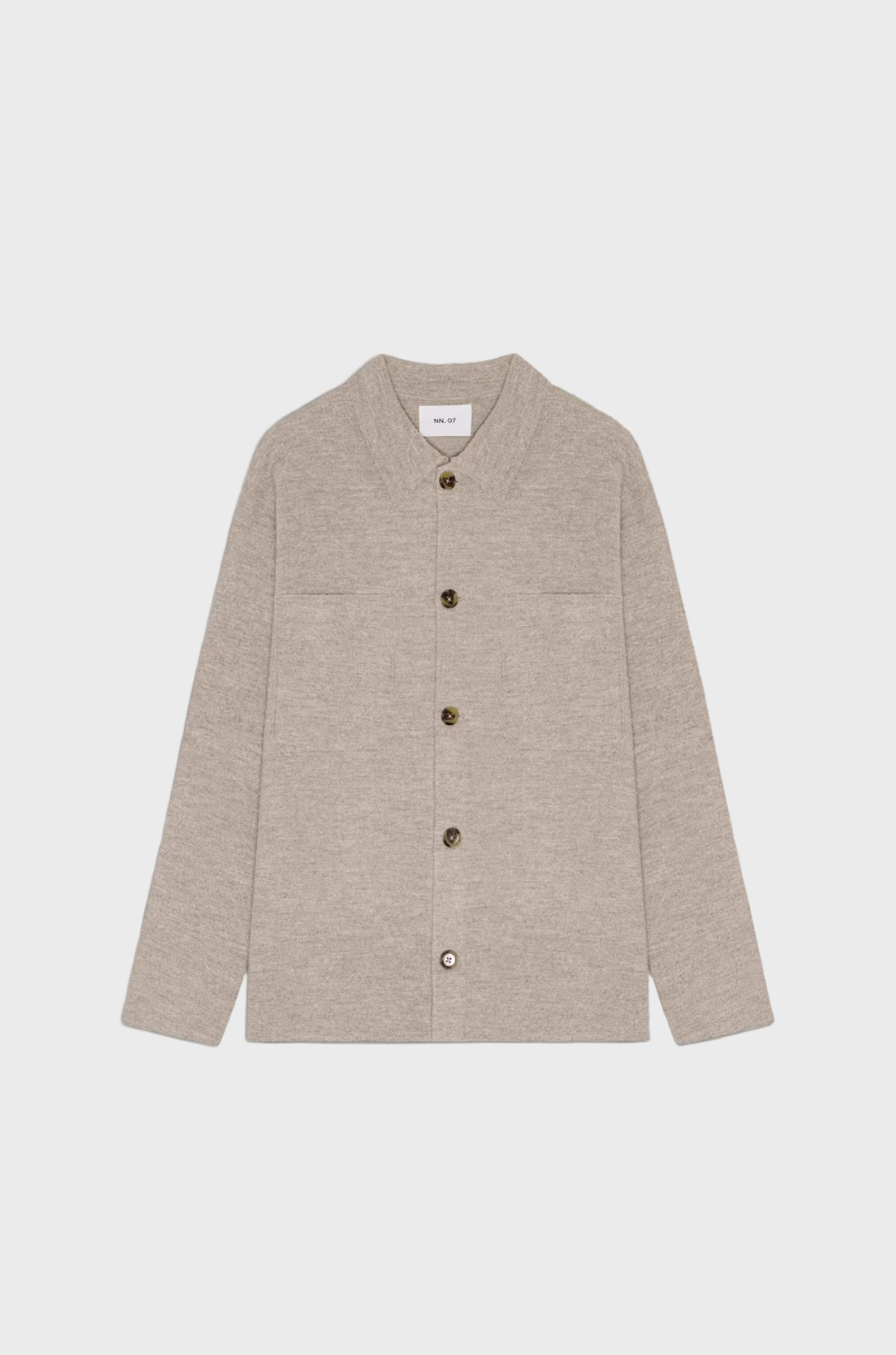 NN.07 - Jonas 6398 Overshirt Khaki Beige