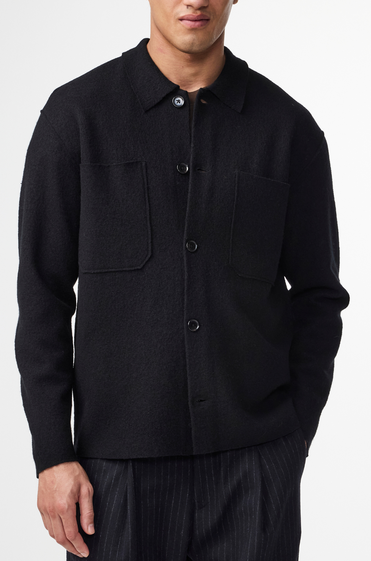 NN.07 - Jonas Boiled Wool Shirt Jacket