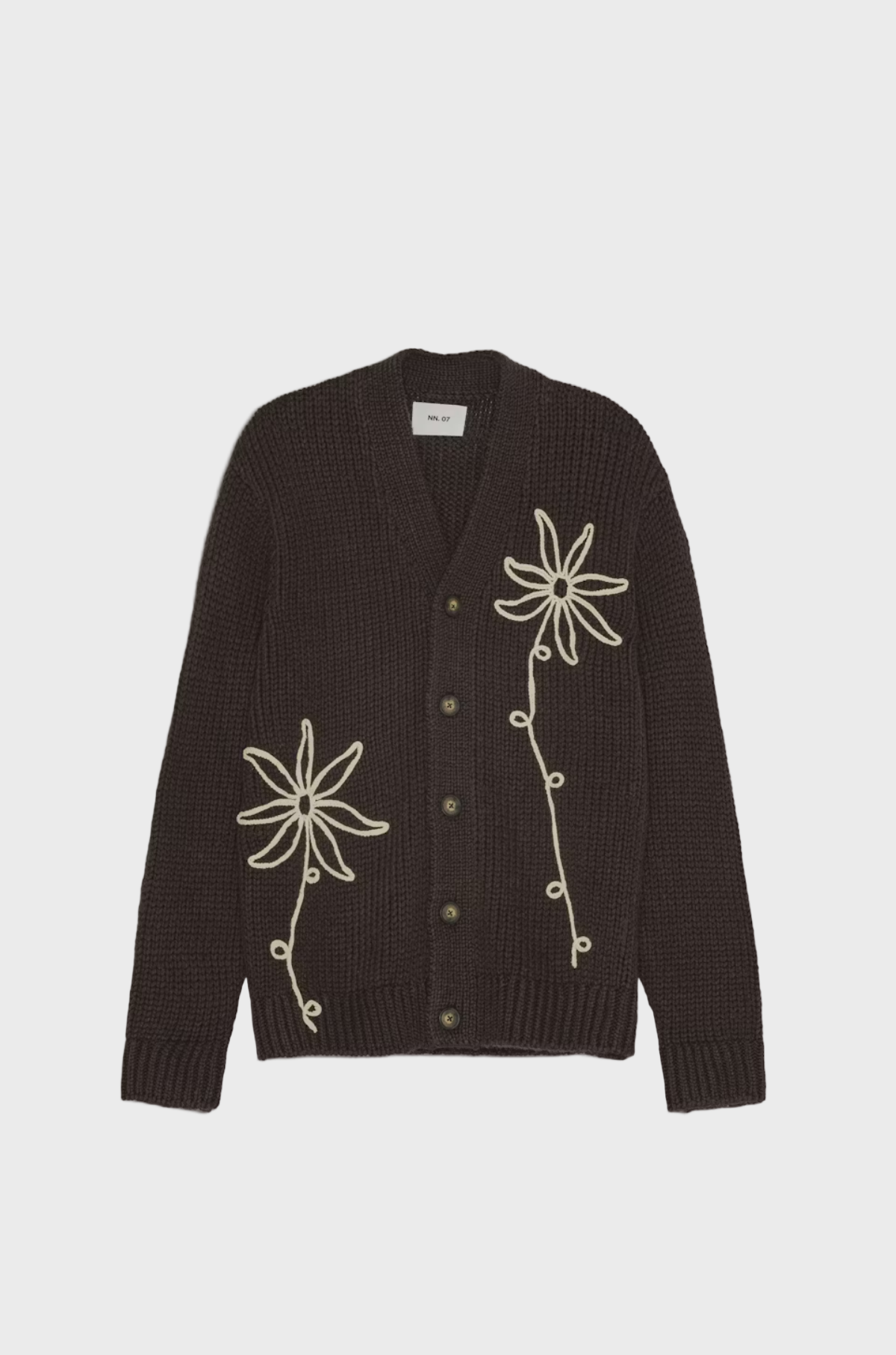 NN07 - Mika 6620 Cardigan – Dusky Port