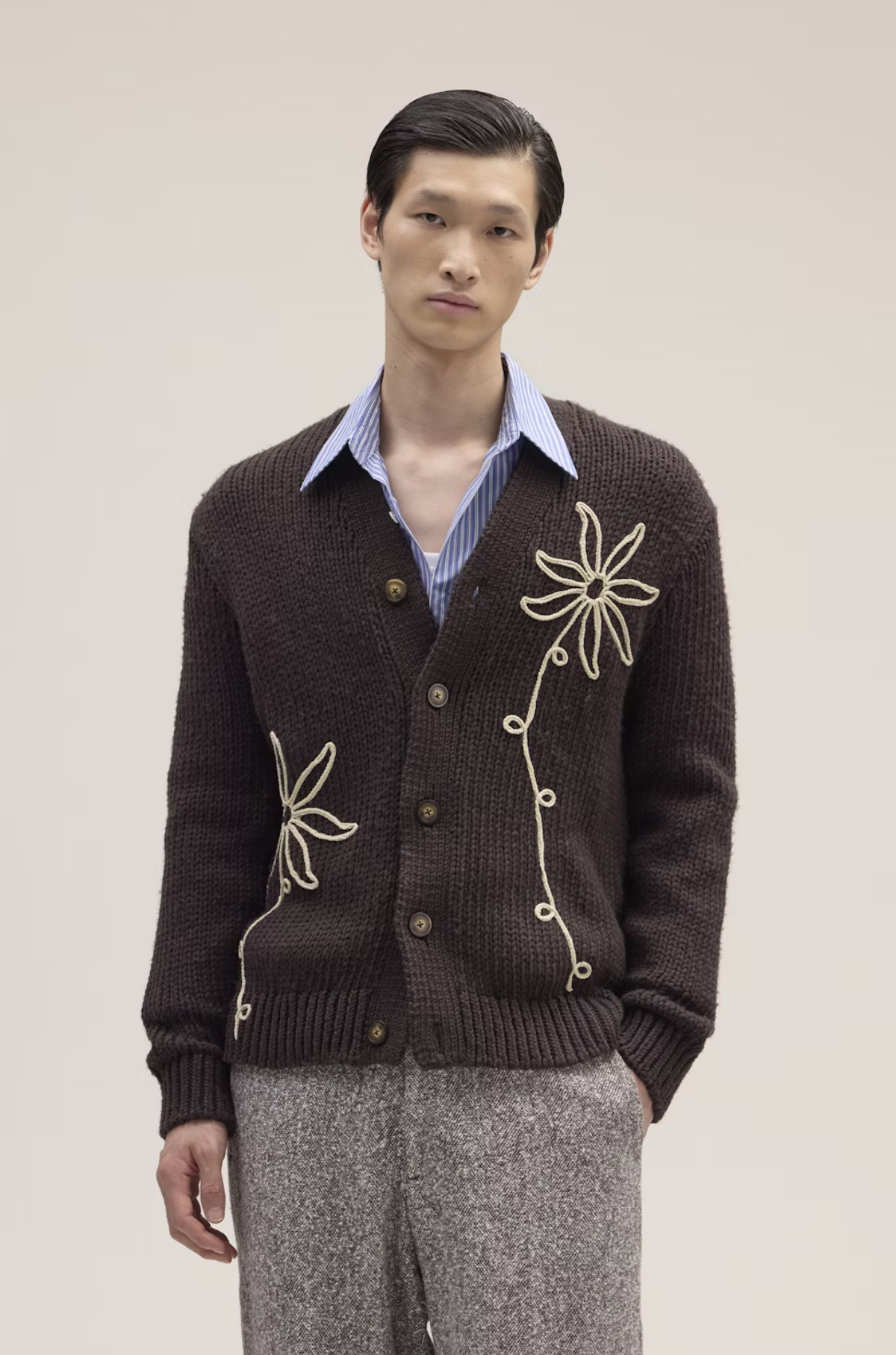 NN07 - Mika 6620 Cardigan – Dusky Port