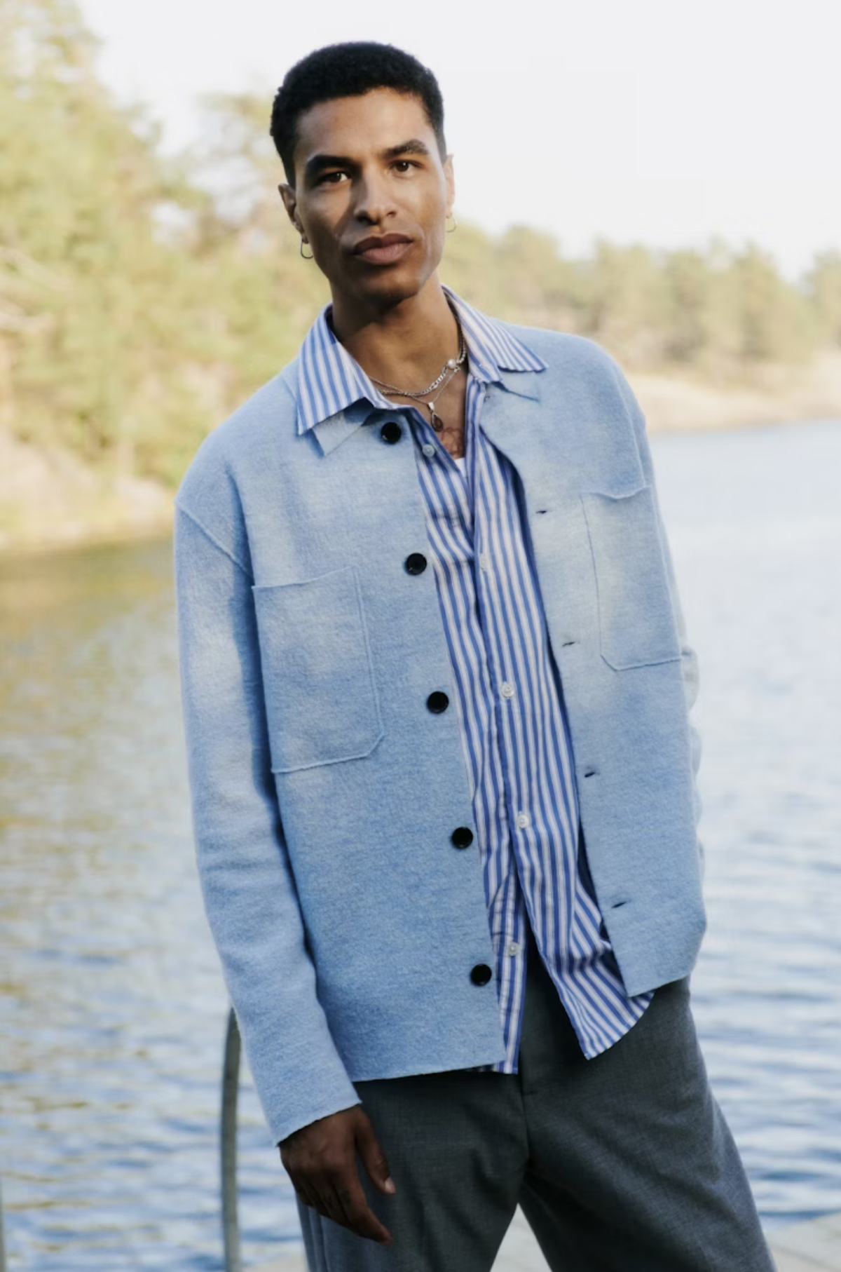 NN07 - Jonas 6398 Jacket Powder Blue