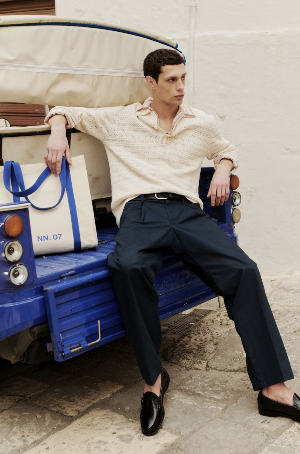 NN07 - Josh LS Polo 6636  Ivory