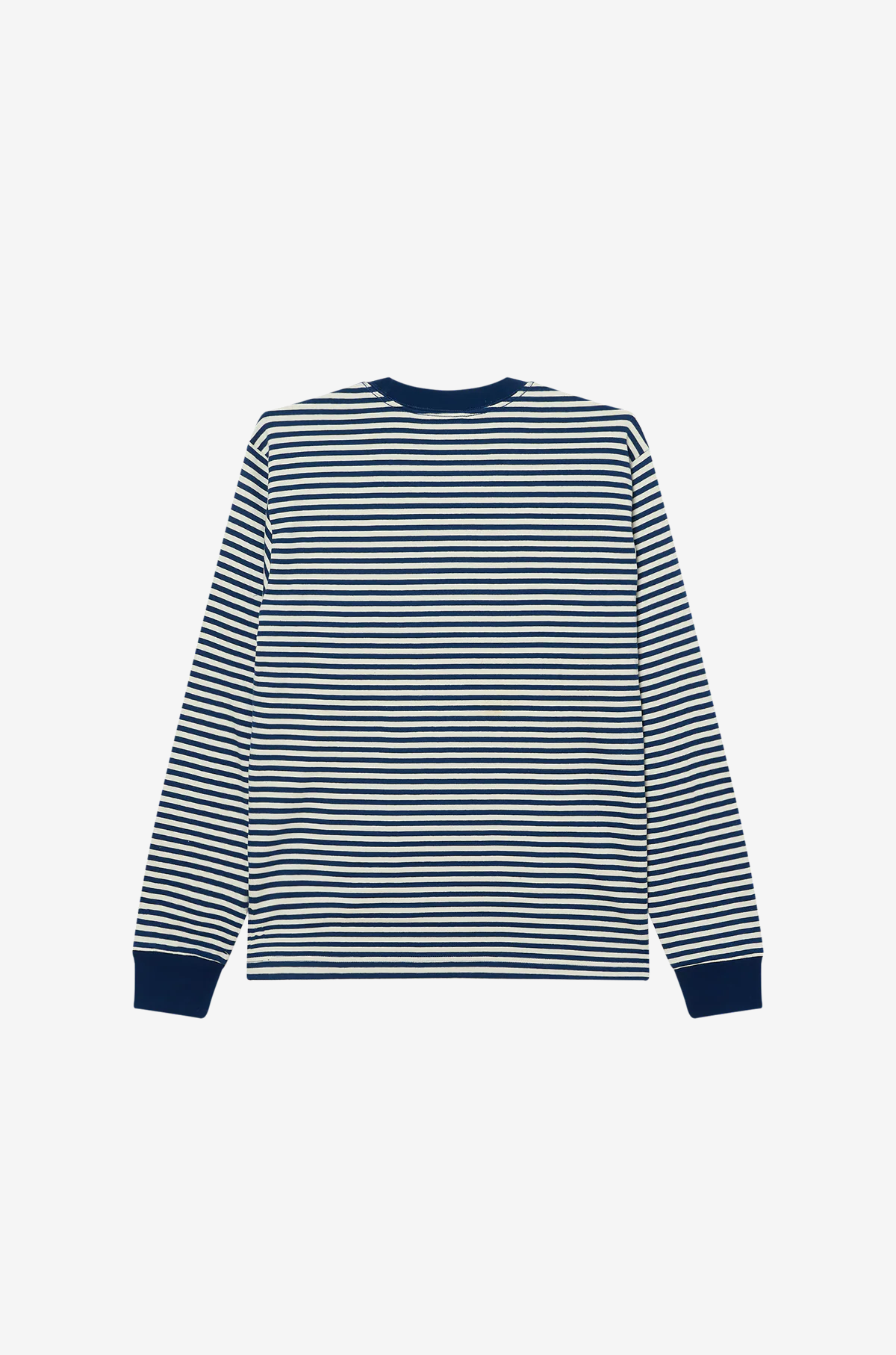 Obey - EST Works Eyes LS Stripe Shirt Navy Peony Multi