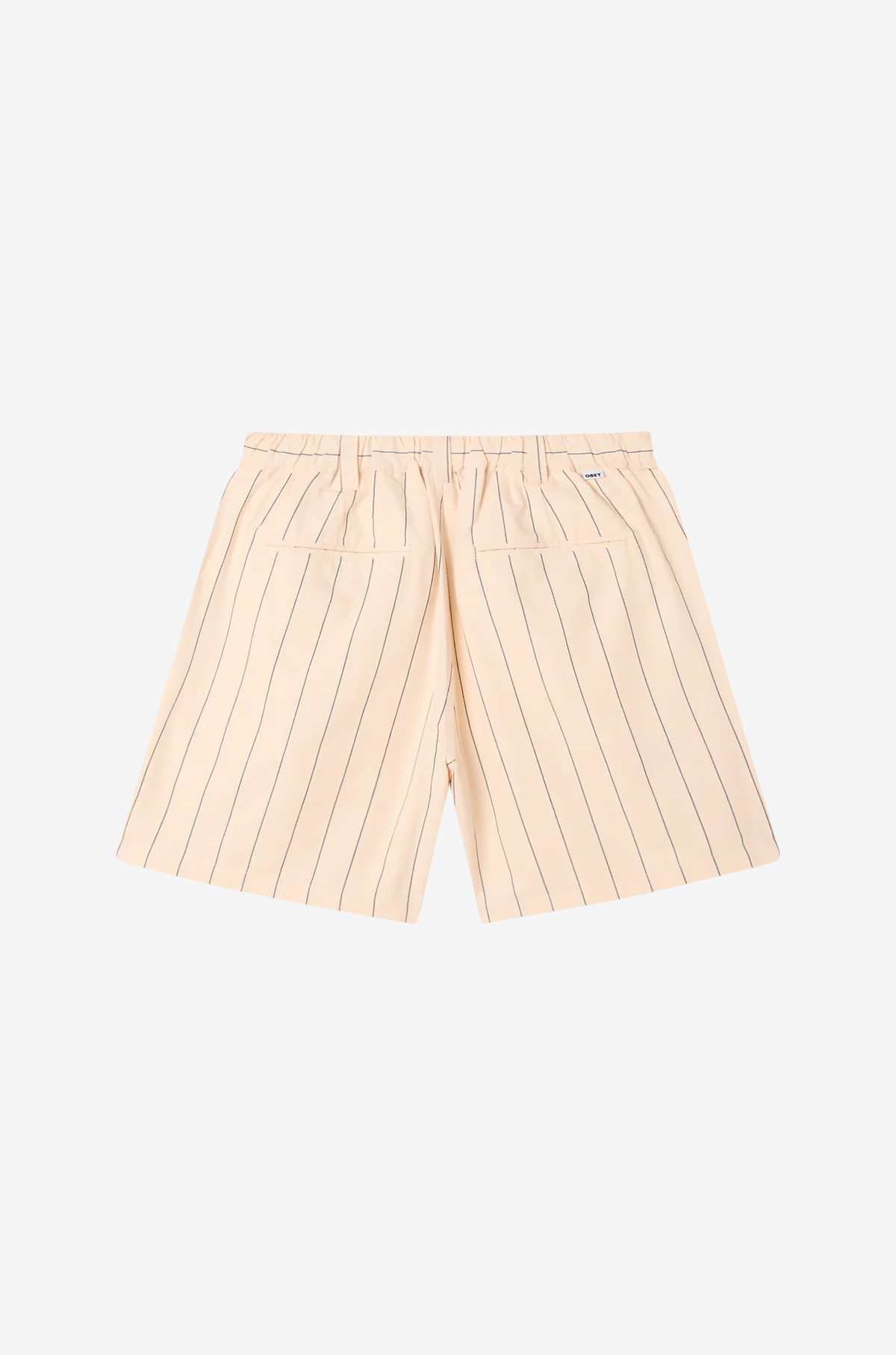 Obey - Foster Stripe Pleated Short in Canvas Multi
