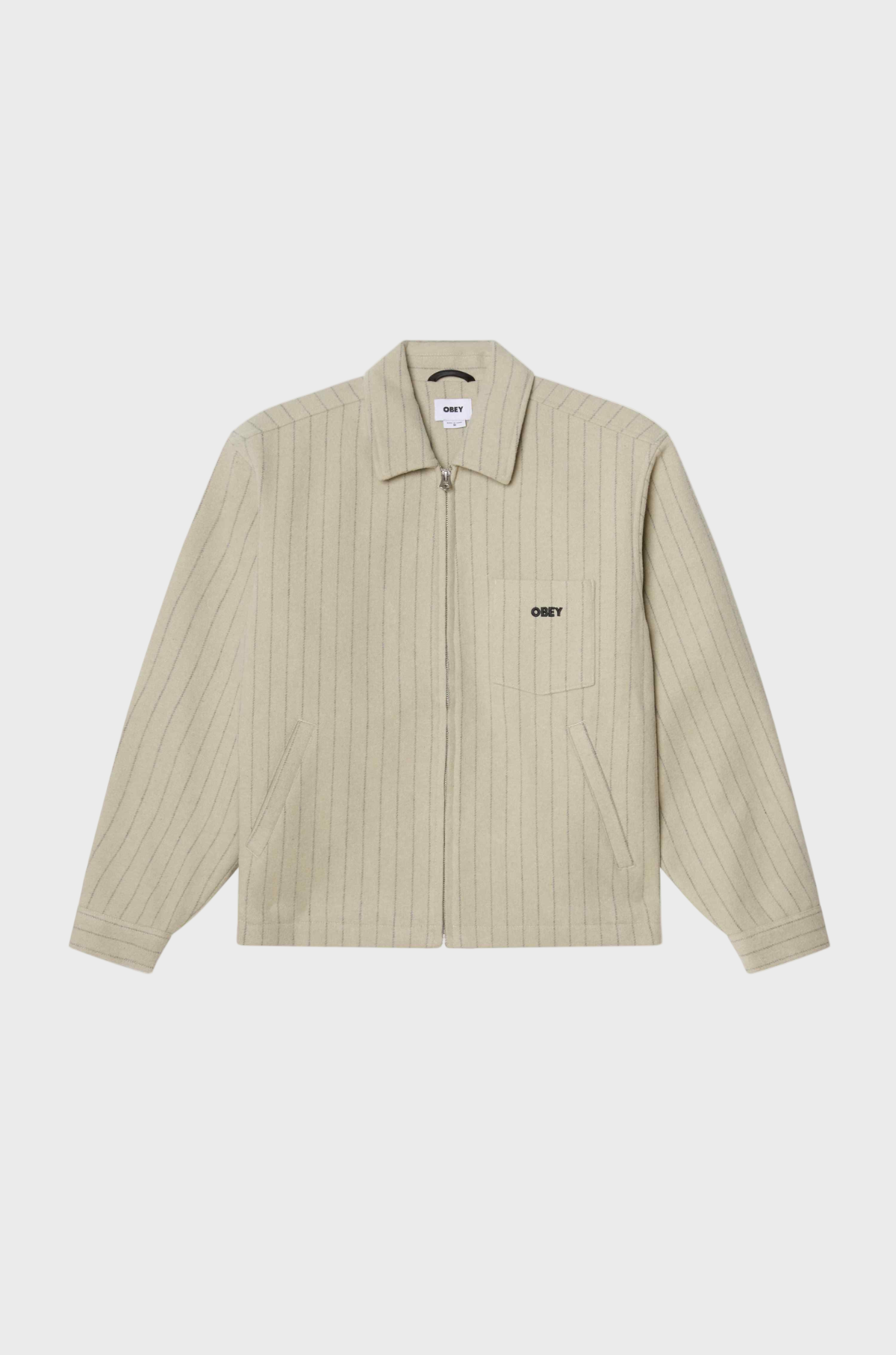 Obey - Vernon Zip Jacket Abbey Stone Multi