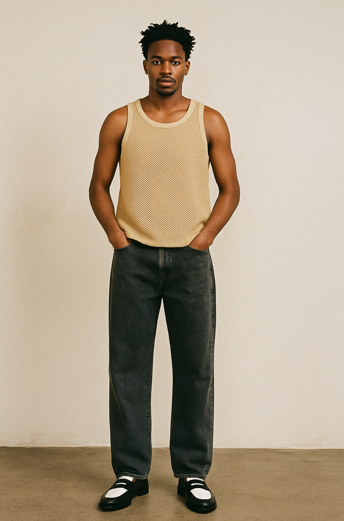 Obey - Morro Mesh Tank Wood Ash