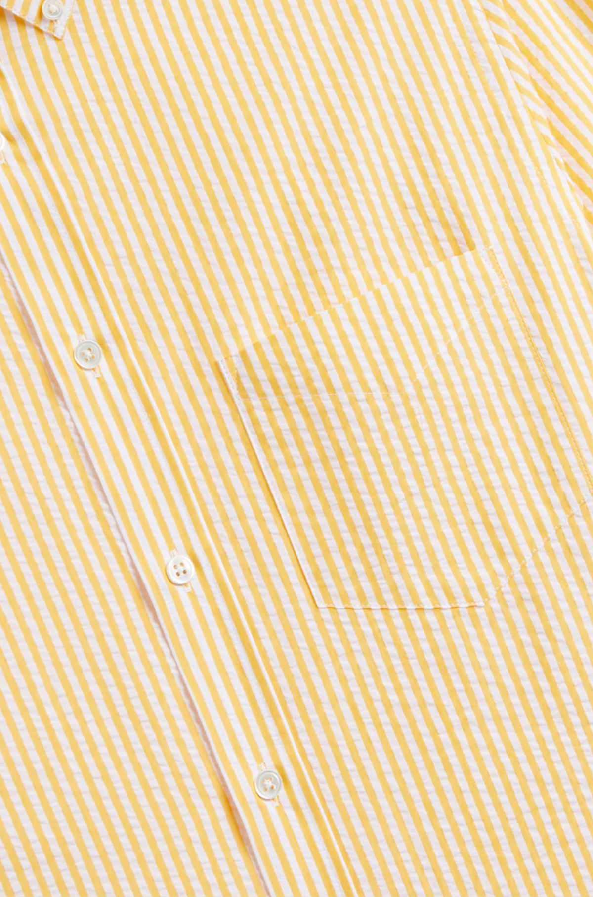 Portuguese Flannel - Atlantico Stripe Shirt Yellow