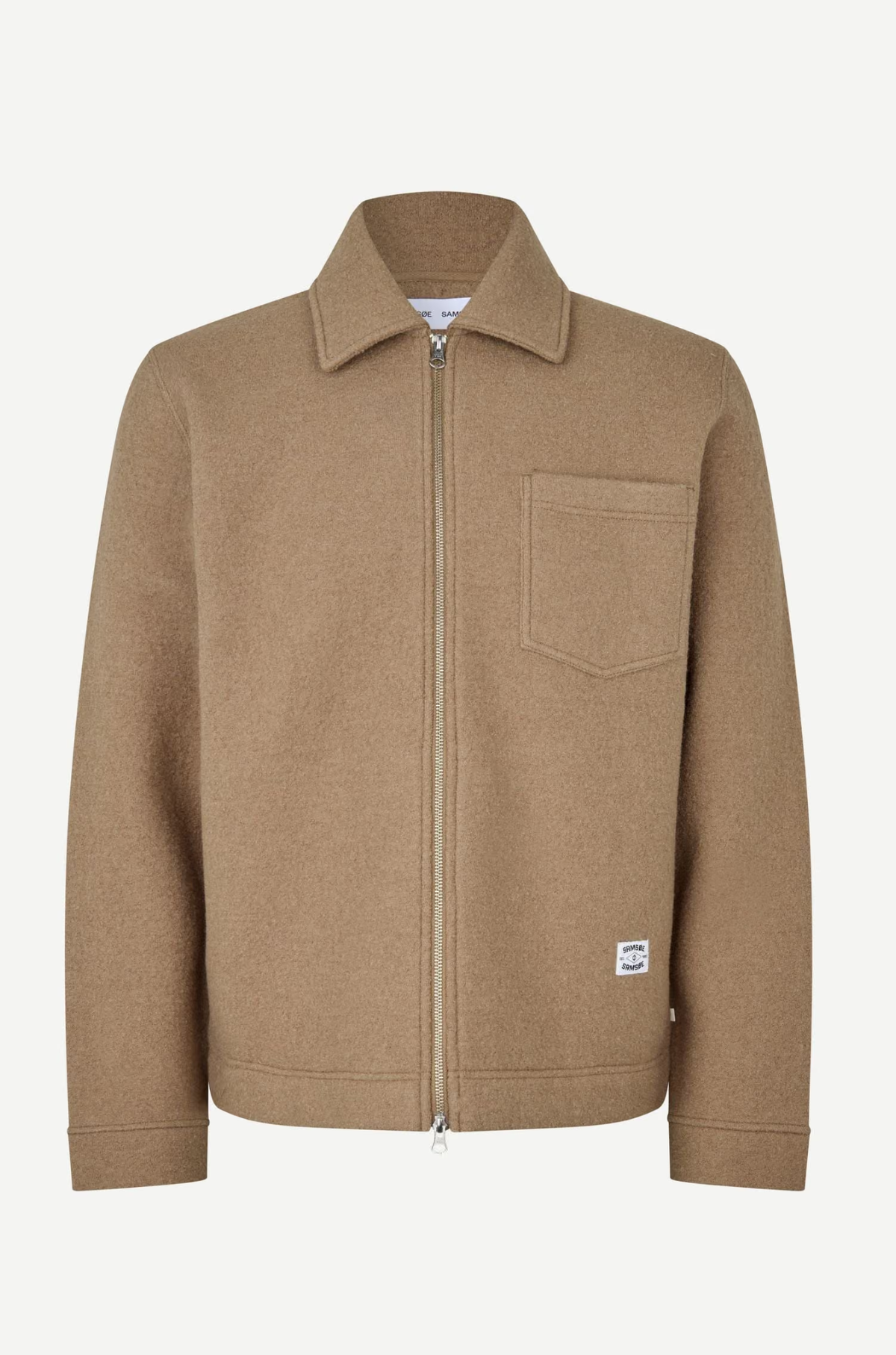 Samsoe Samsoe - Gray Hannes Full Zip Jacket