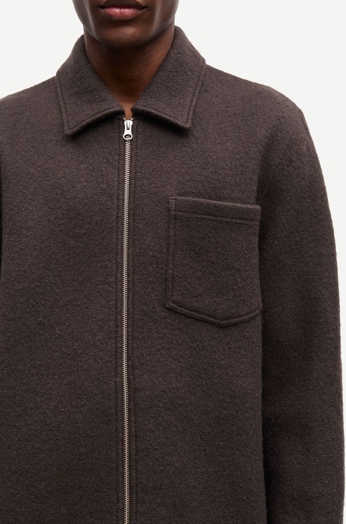 Samsøe Samsøe - Hannes Full Zip Jacket Turkish Coffee
