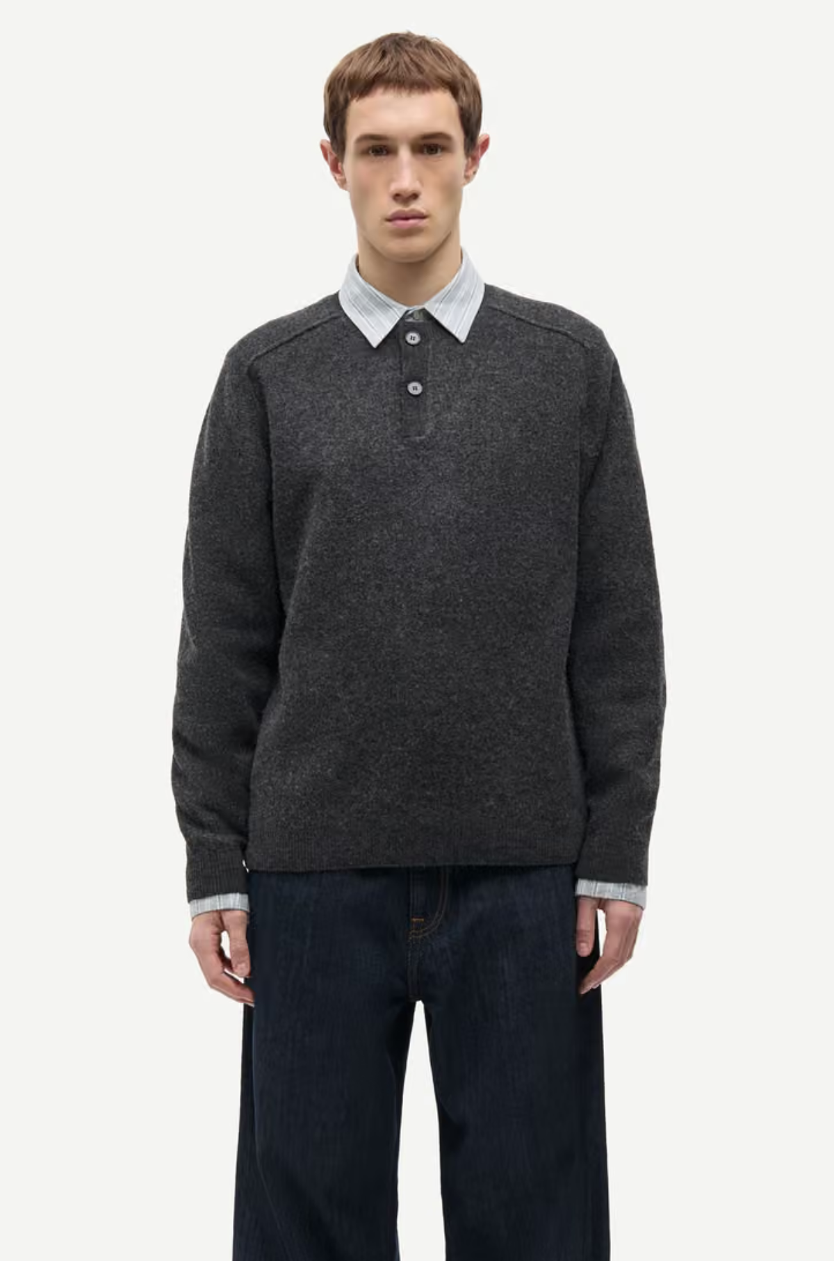Samsoe Samsoe - Sarick Sweater Dark Grey