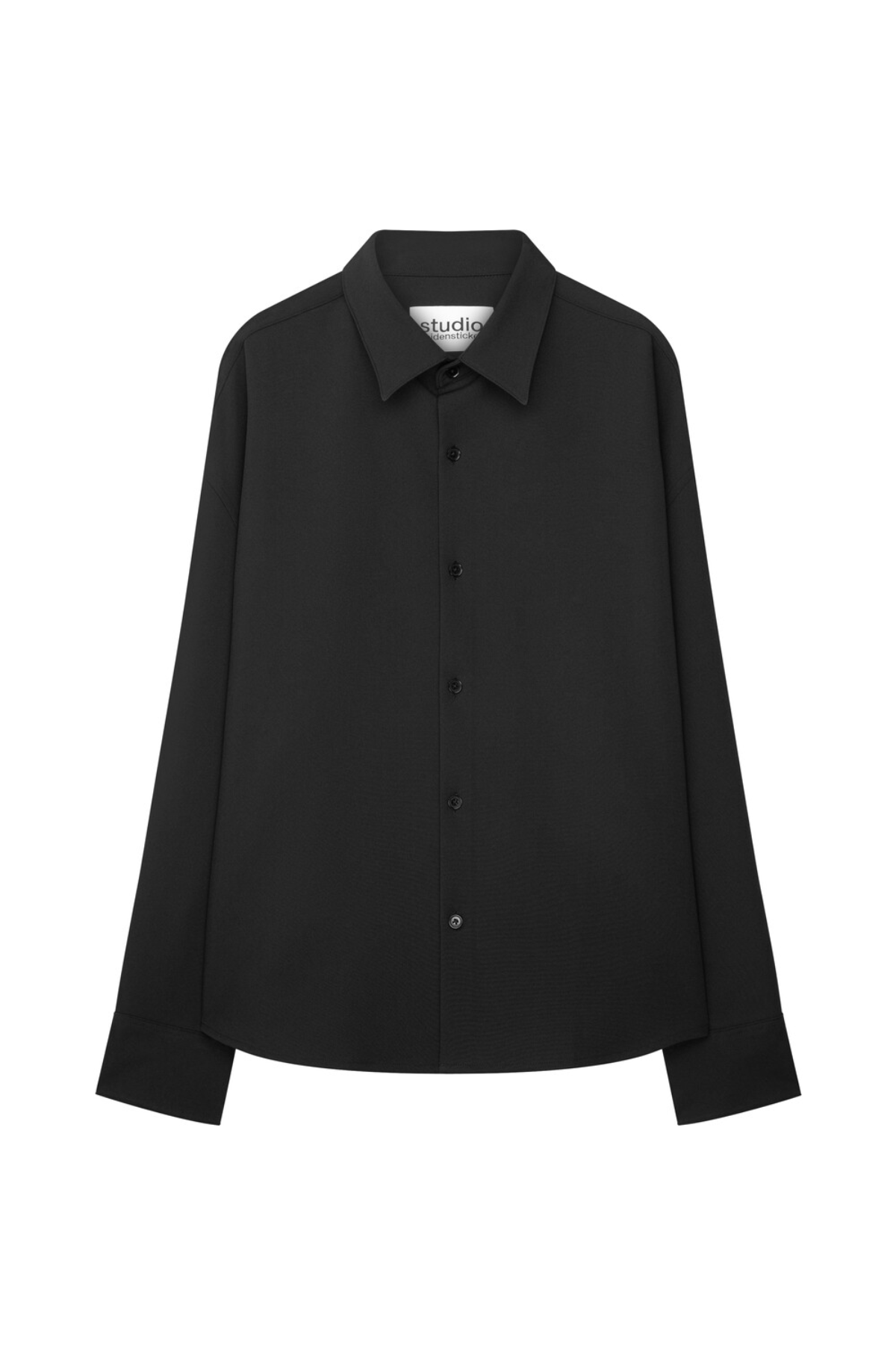 Studio Seidensticker - Gender Neutral Cropped Shirt Black