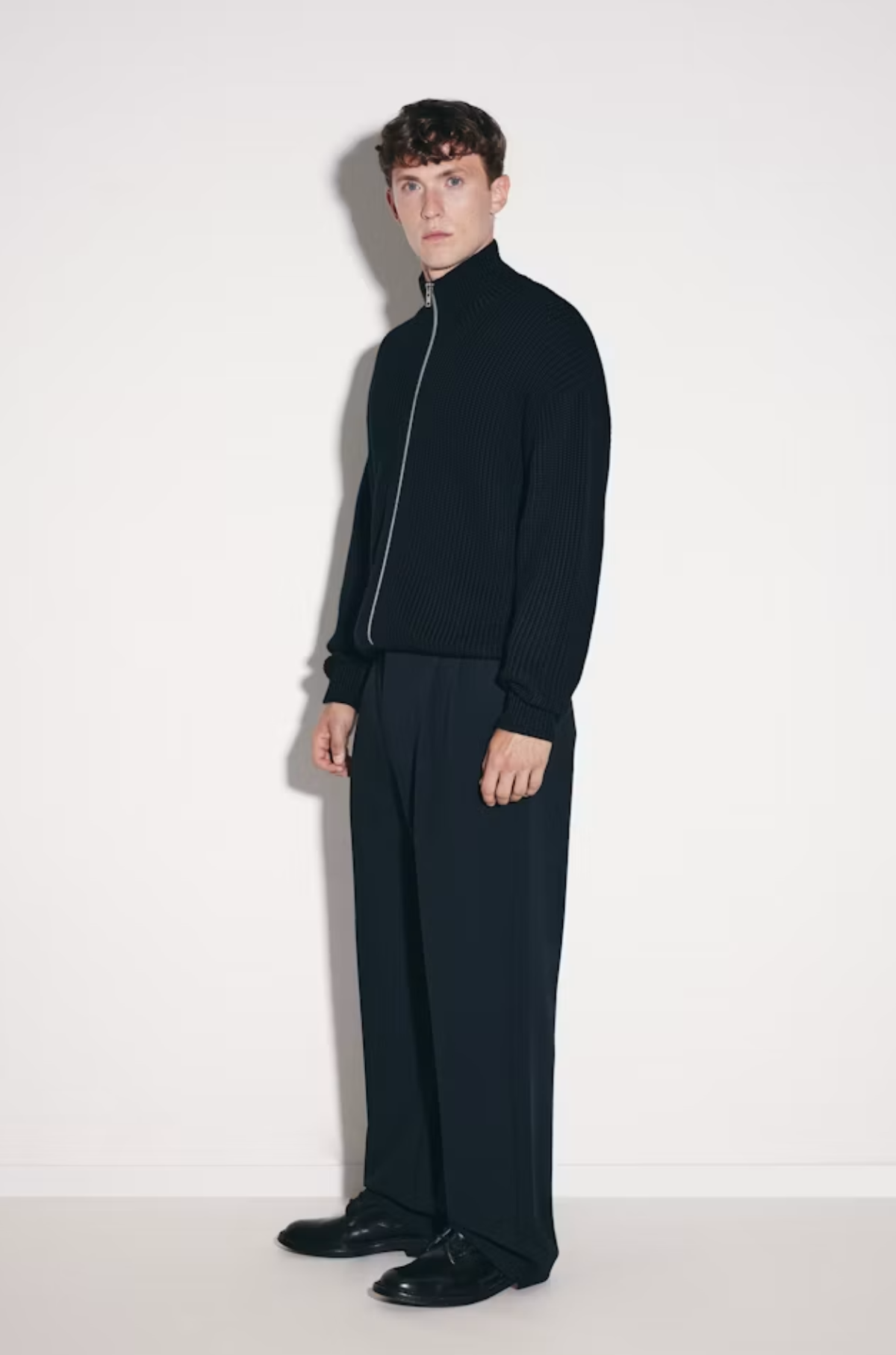 Studio Seidensticker - Merino Zip Knit Jacket Black