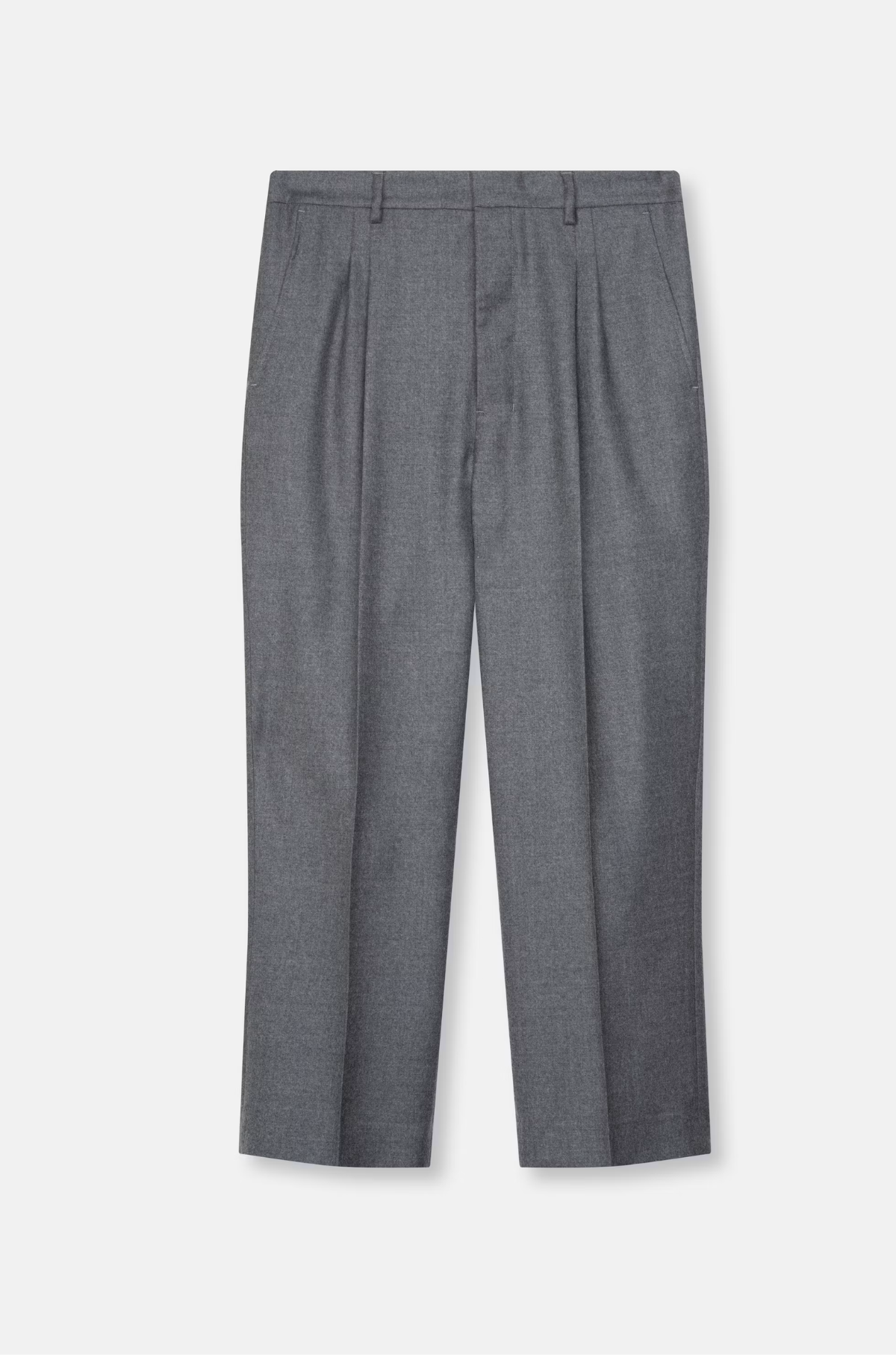 Studio Seidensticker - Cropped Pant Wool Grey Flannel