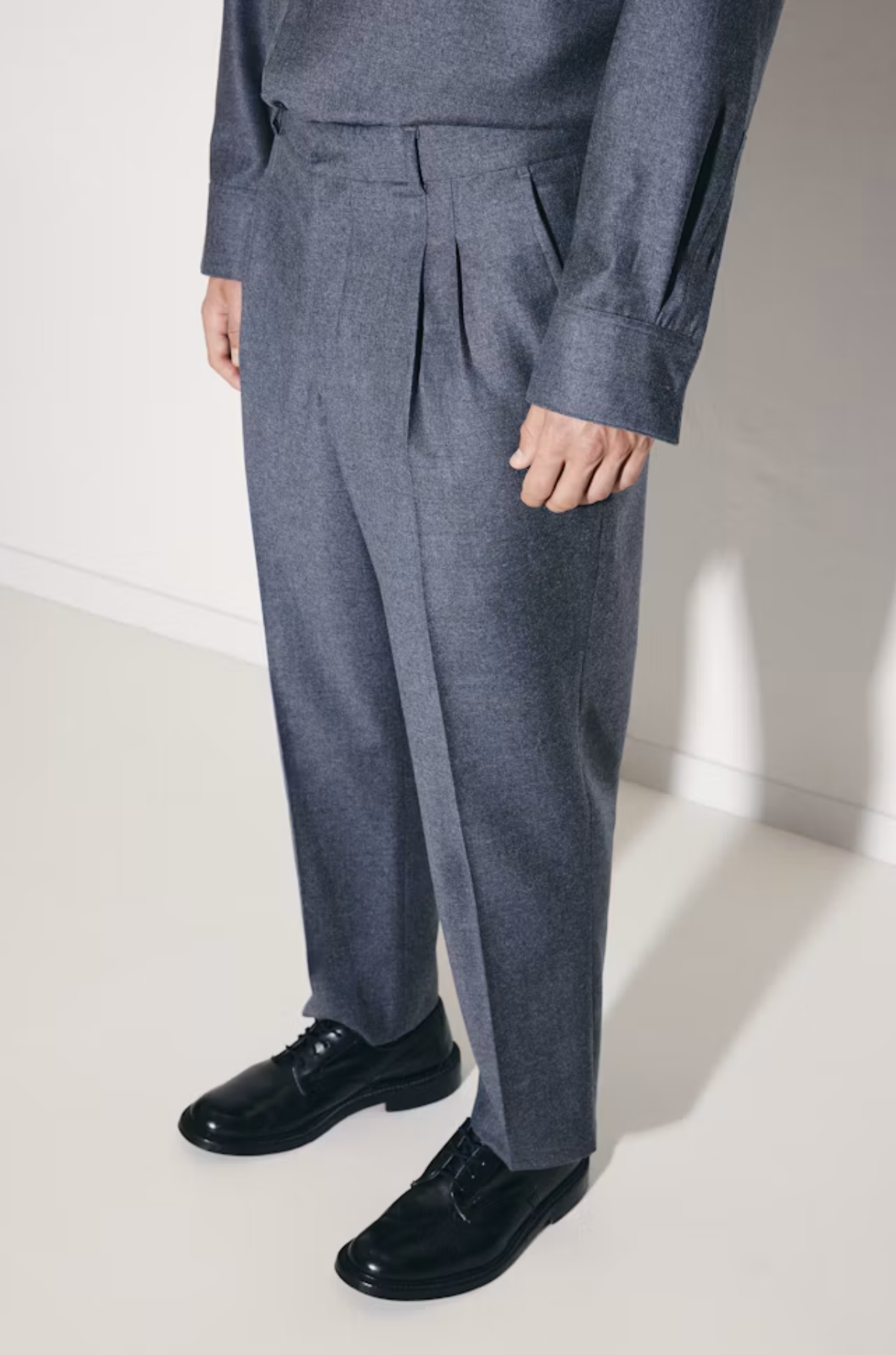 Studio Seidensticker - Cropped Pant Wool Grey Flannel
