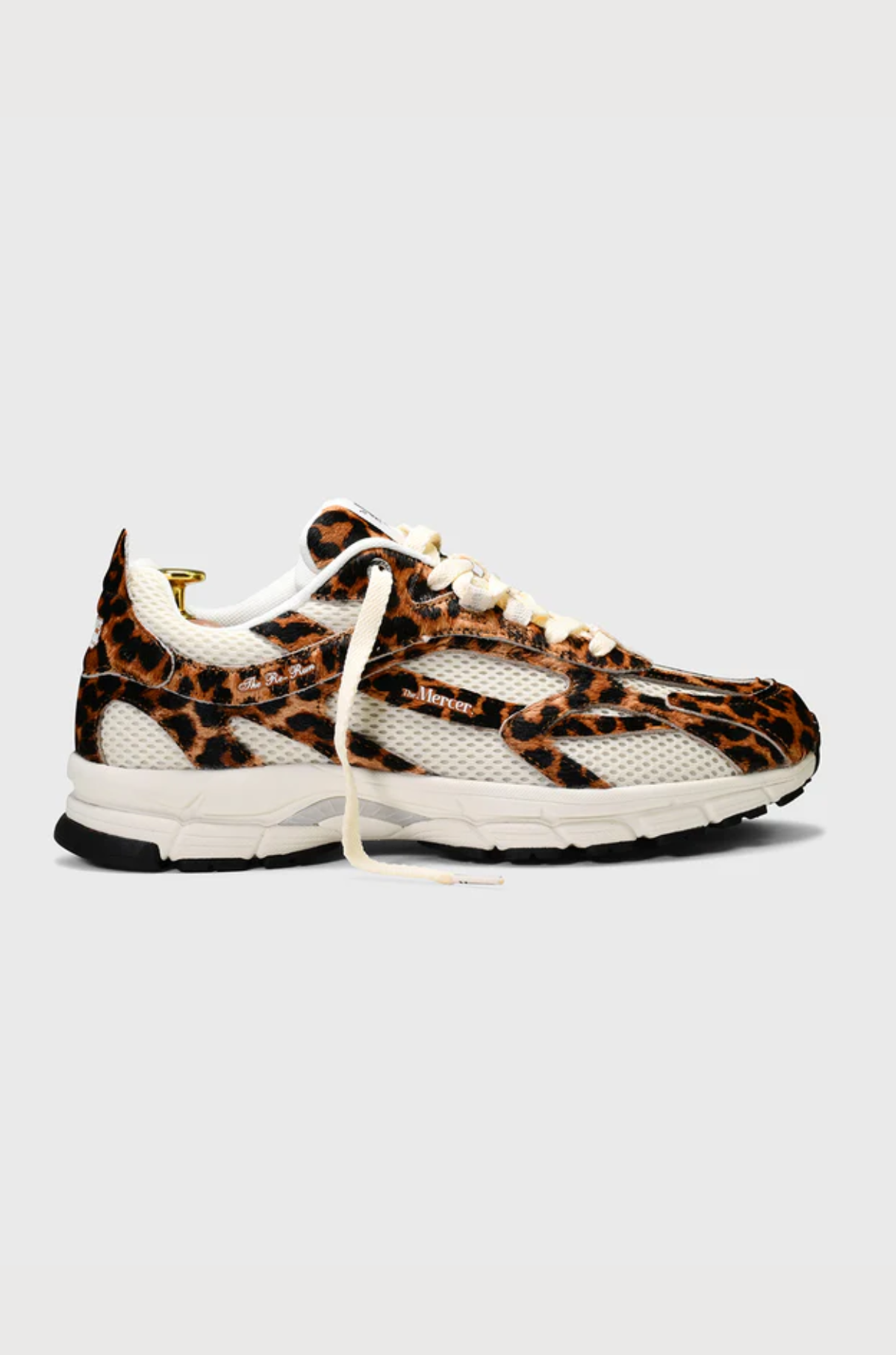 The Mercer Brand - The Re-Run Leopard Off White