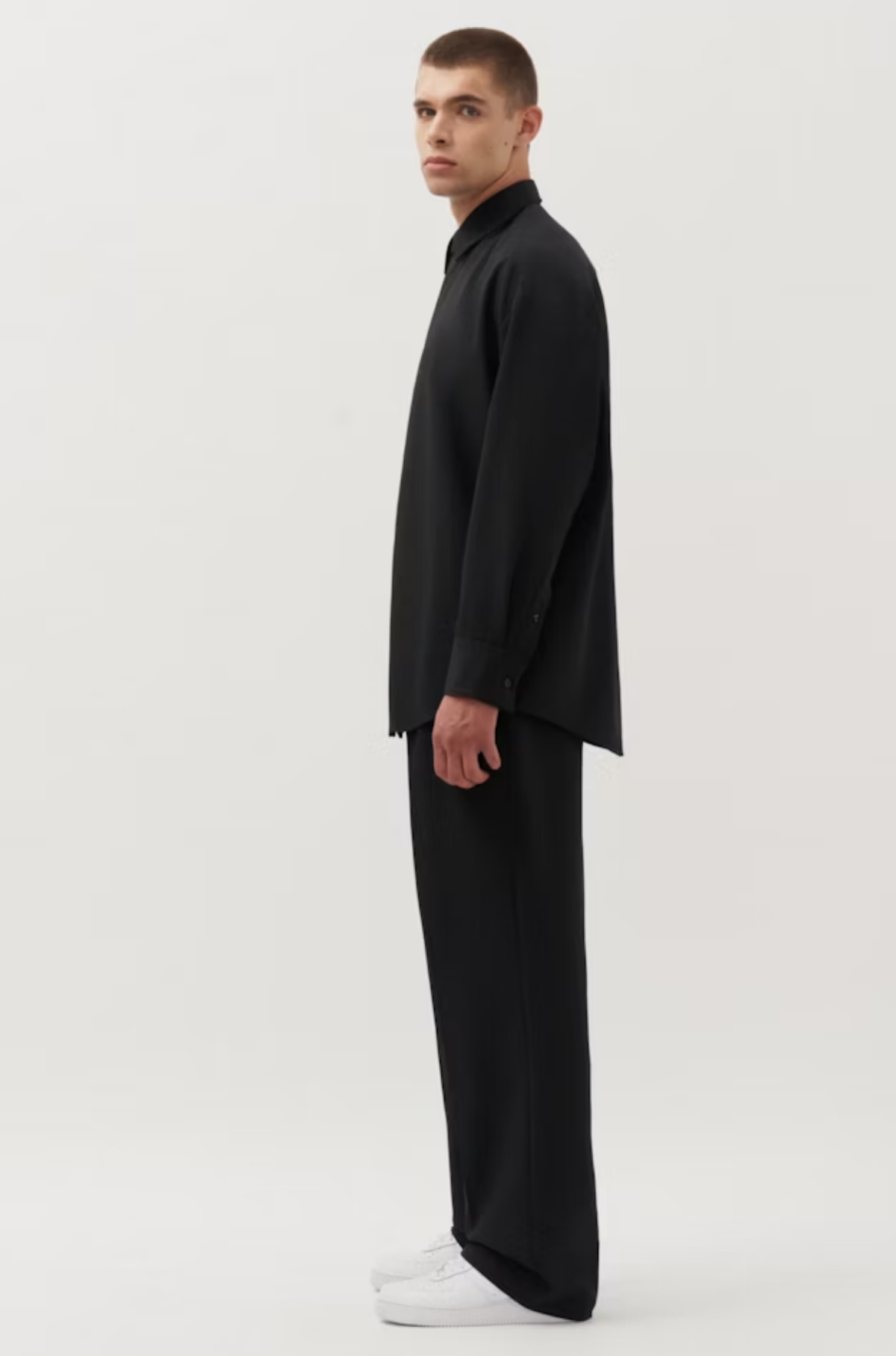 Studio Seidensticker - Gender Natural Wide Shirt Black