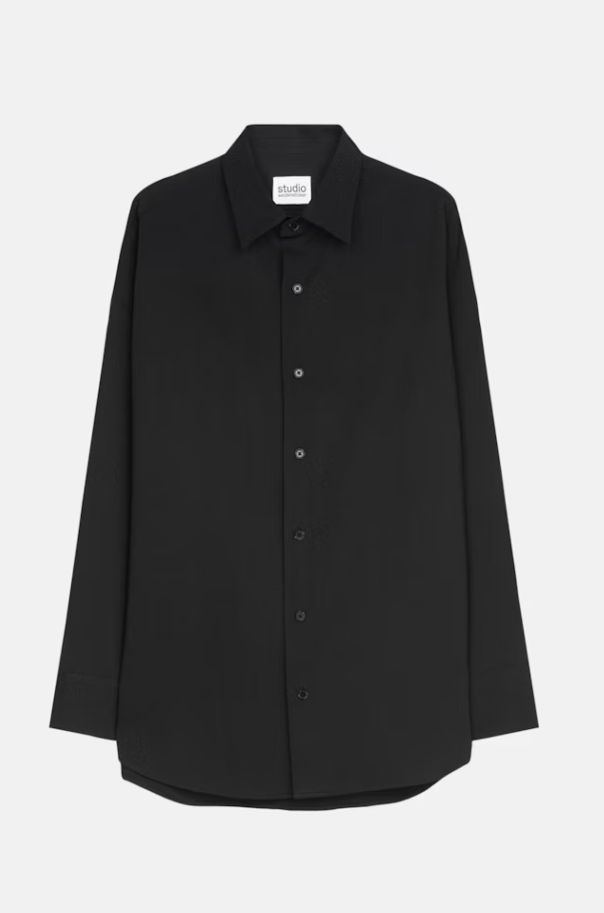 Studio Seidensticker - Gender Natural Wide Shirt Black