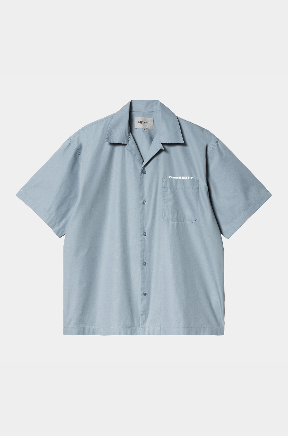 Carhartt WIP- S/S Link Script Shirt Frosted Blue