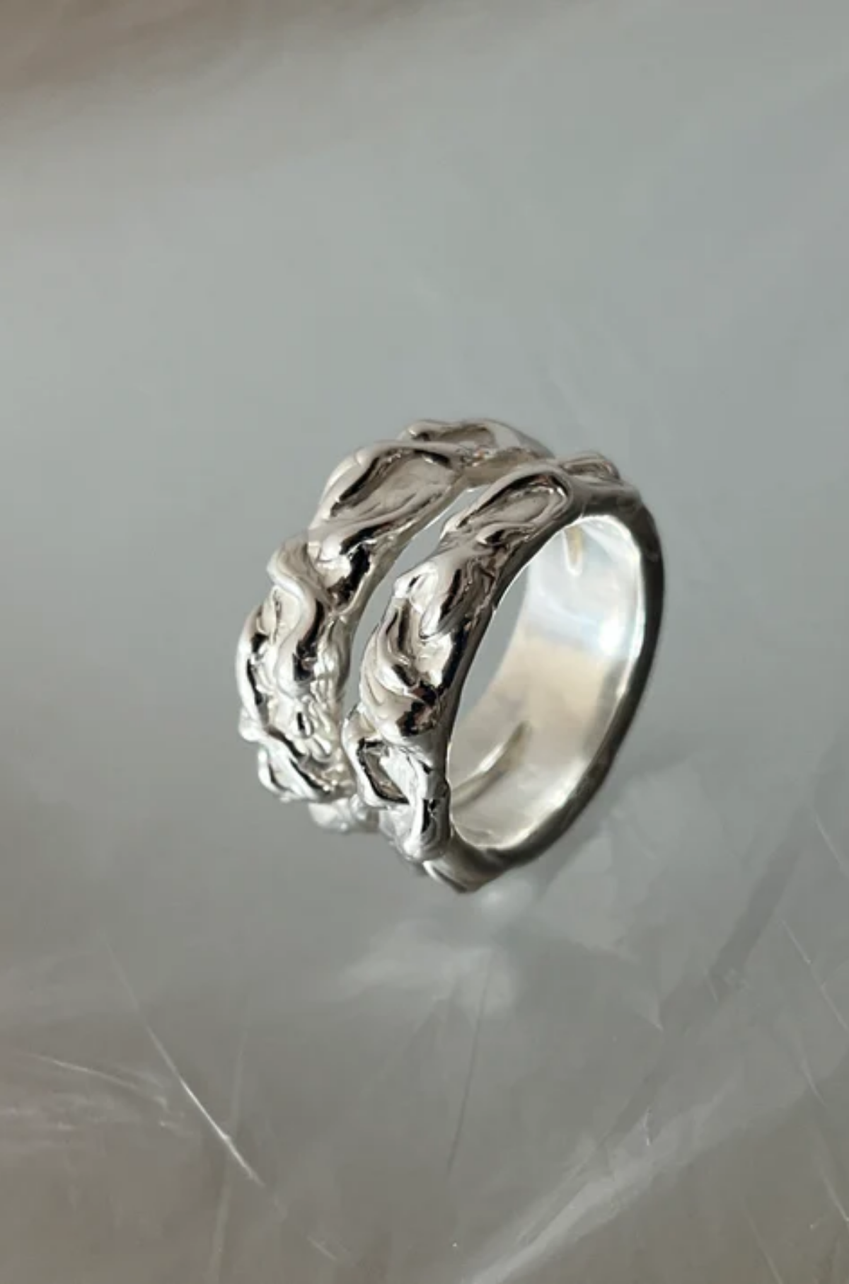 Ursina - Silver Double Circe Ring