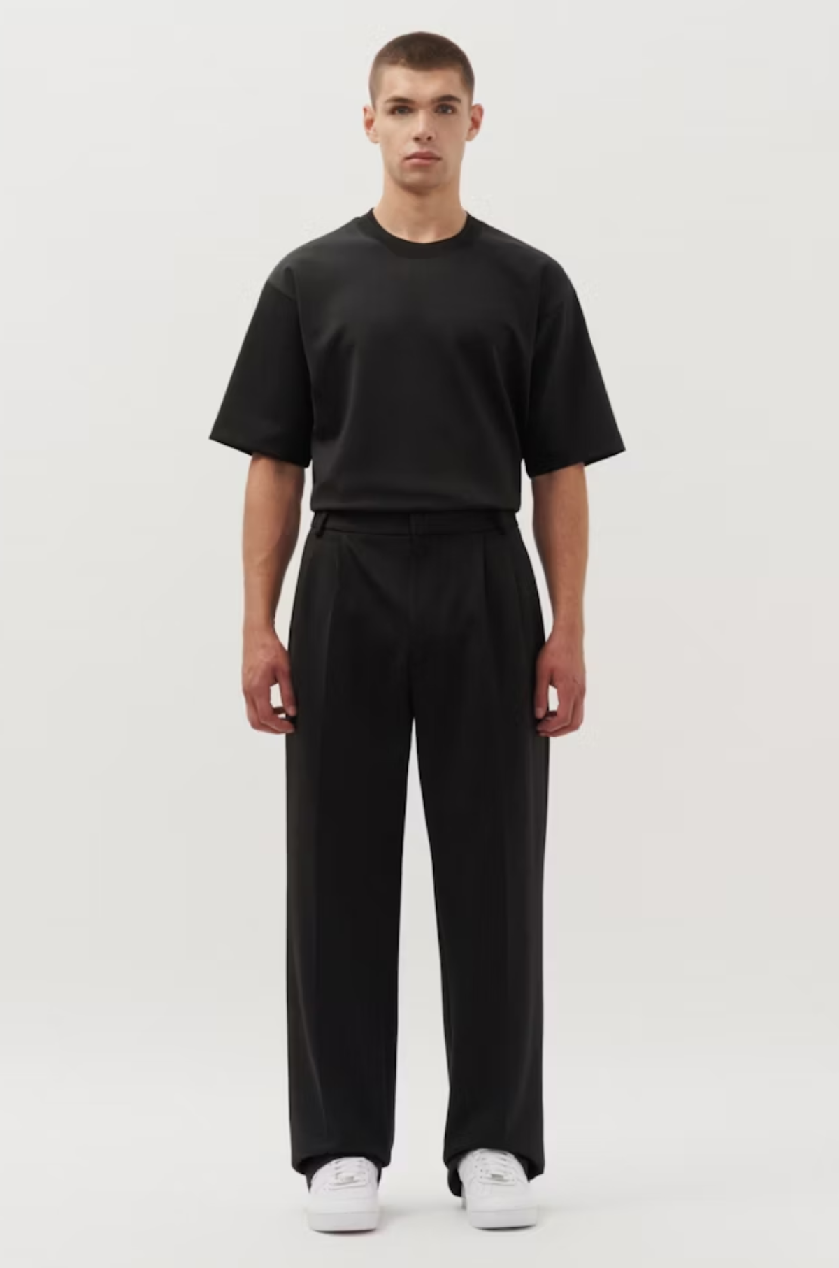 Studio Seidensticker - Gender Natural Wide Pant Black