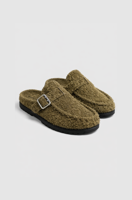 Duke & Dexter - Winston Khaki Suede Mule