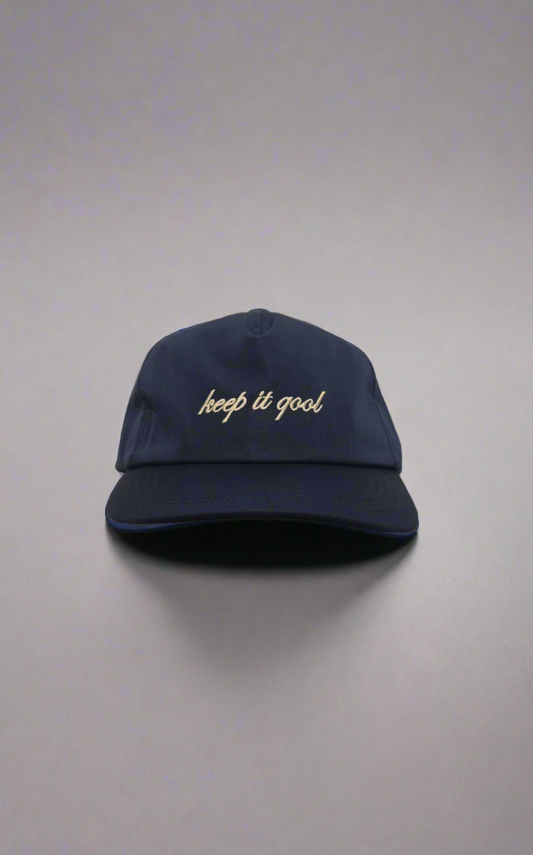 The Qool Snap Back Cap - Keep it Qool Navy